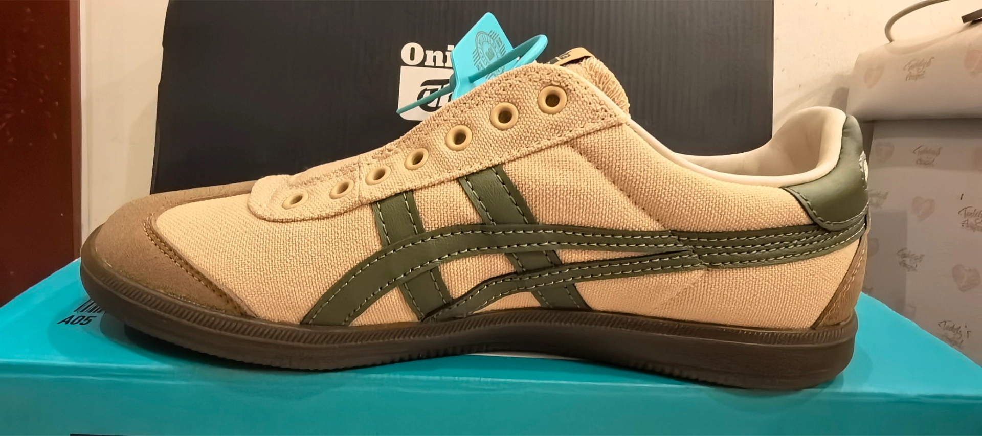 custom review-Onitsuka Tiger Tokuten Slip On Противоскользящий Устойчивый к истиранию Дышащий Низкий Топ Повседневная Обувь Унисекс