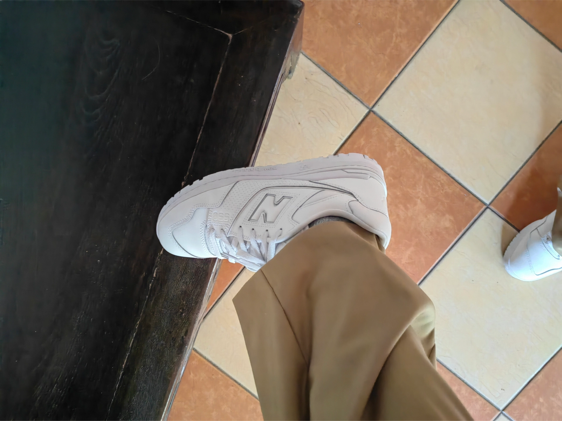 custom review-New Balance NB 550 'Белый' Низкий Топ Винтажные Баскетбольные Кроссовки Унисекс Белый