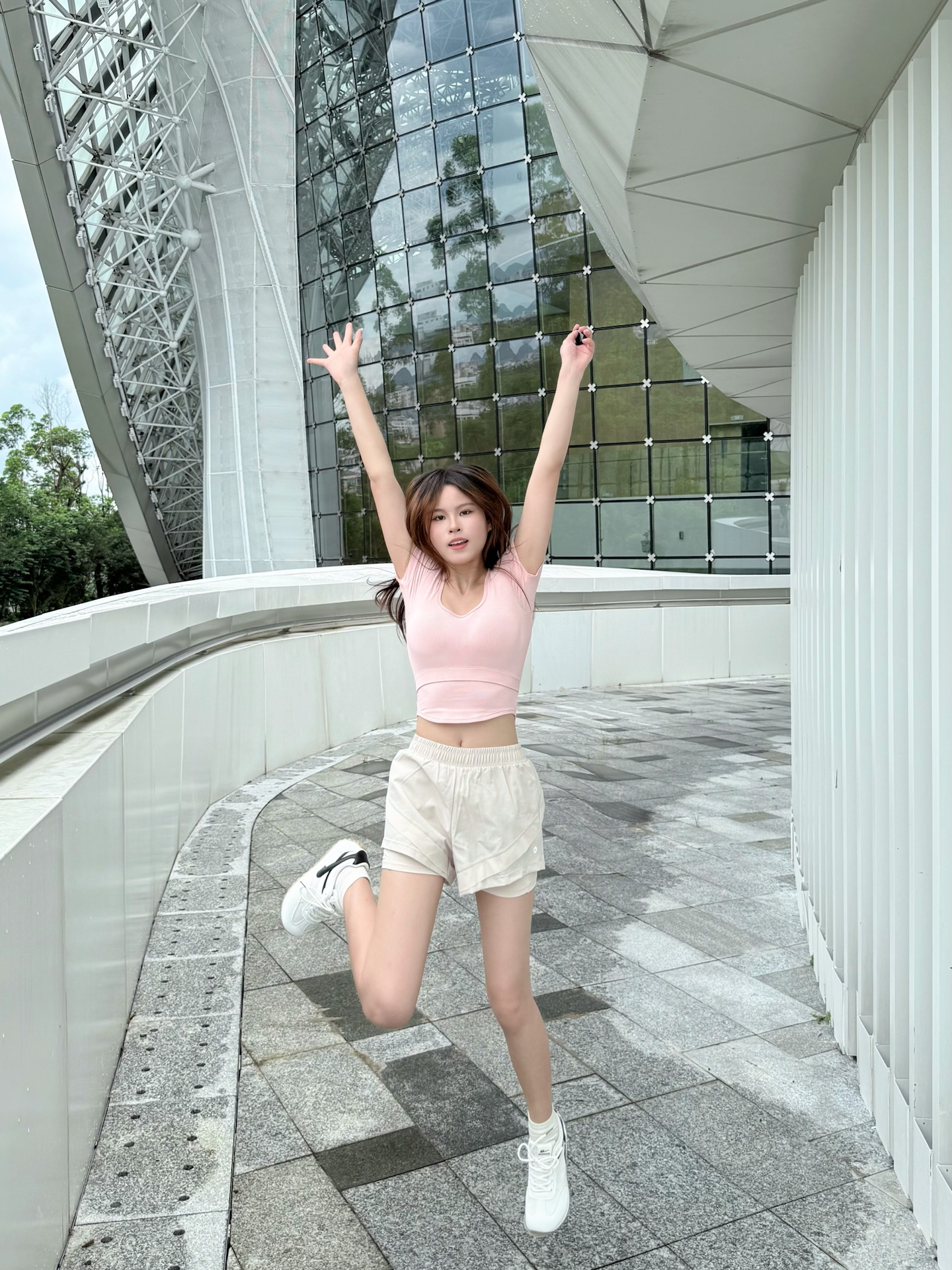 夏天就要穿粉粉嫩嫩的瑜伽服??‍♀️?