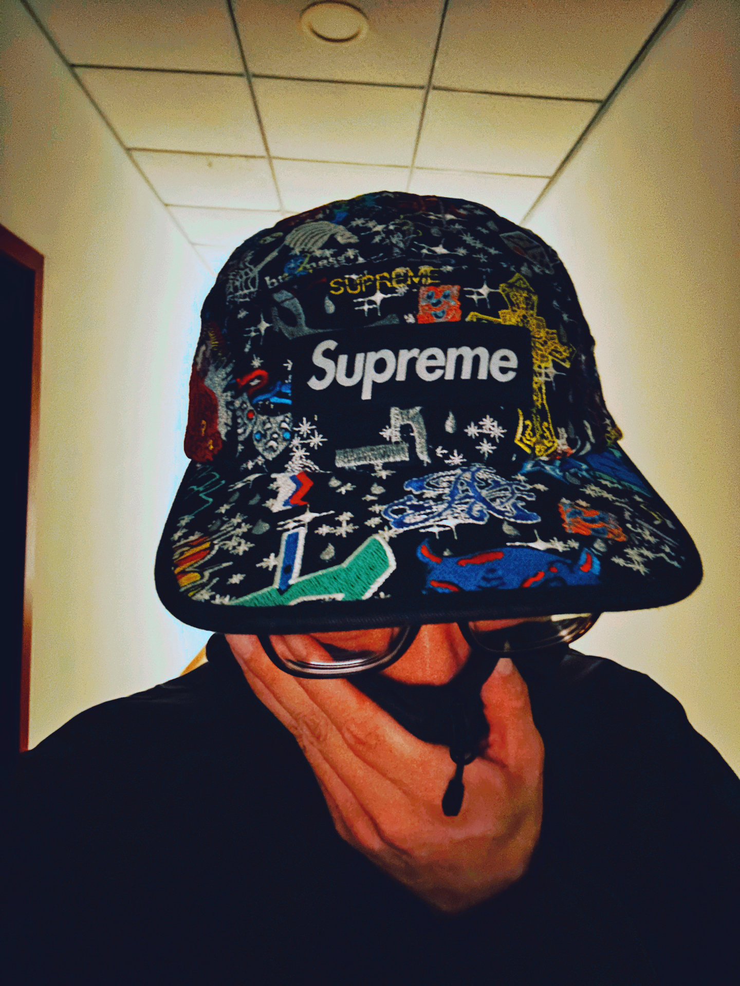 supreme aoi embroidered camp cap 棉 棒球帽 男女同款情侣款 多色