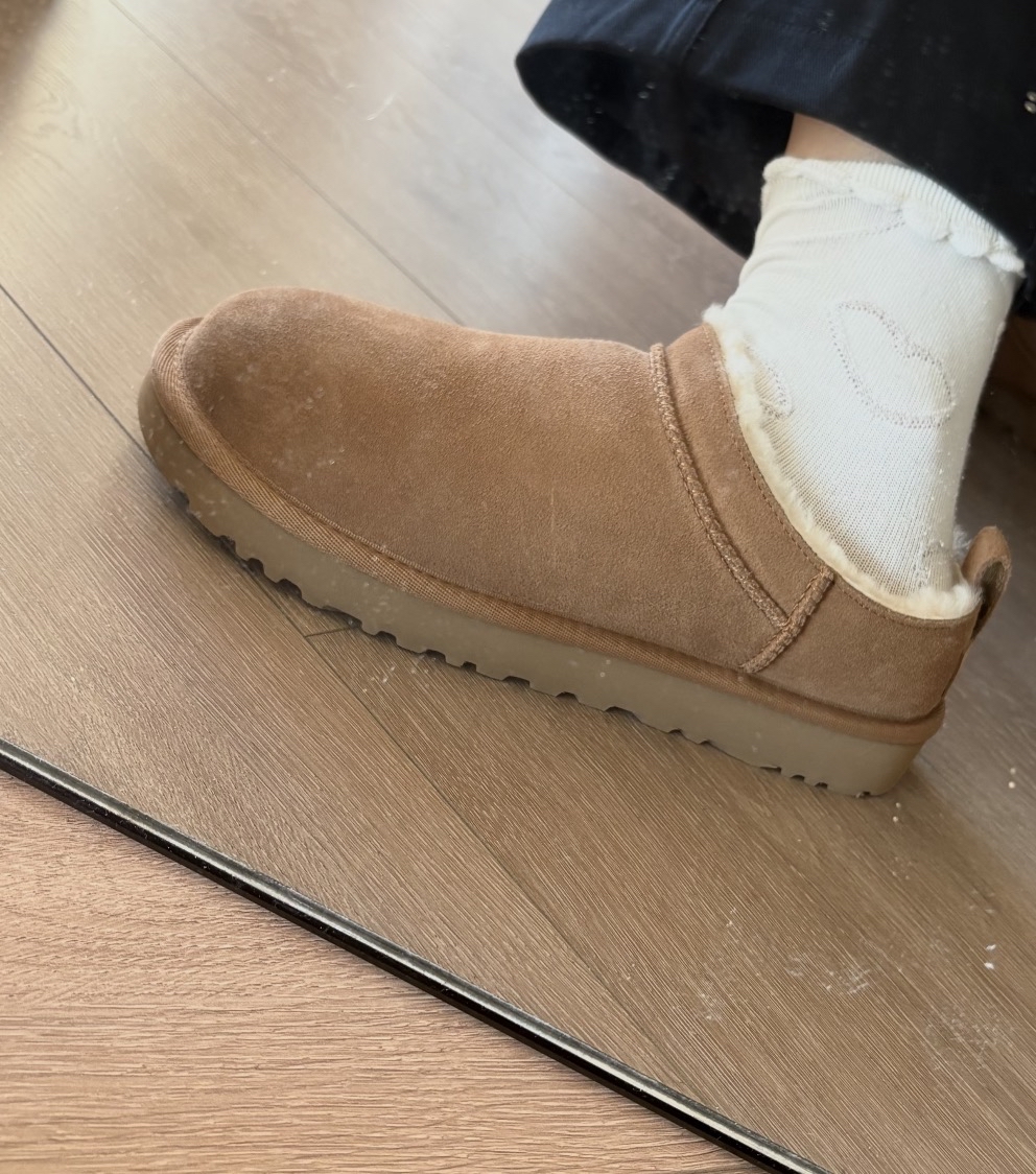 custom review-UGG Классический Micro Thermal Снежные ботинки Женские Коричневые