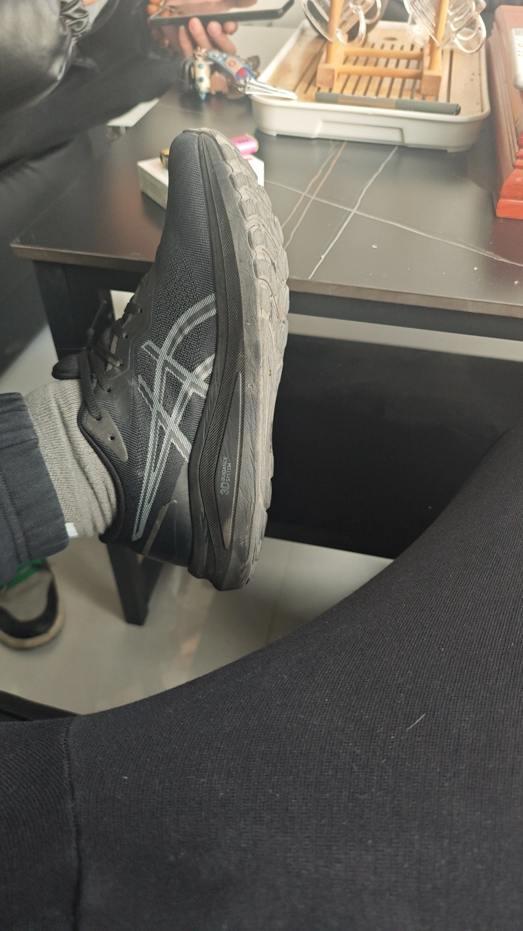 custom review-ASICS GT 1000 13 Амортизация Устойчивость к истиранию Дышащий Отскок Низкий Топ Тренировки Спринт Беговые кроссовки Мужской Черный