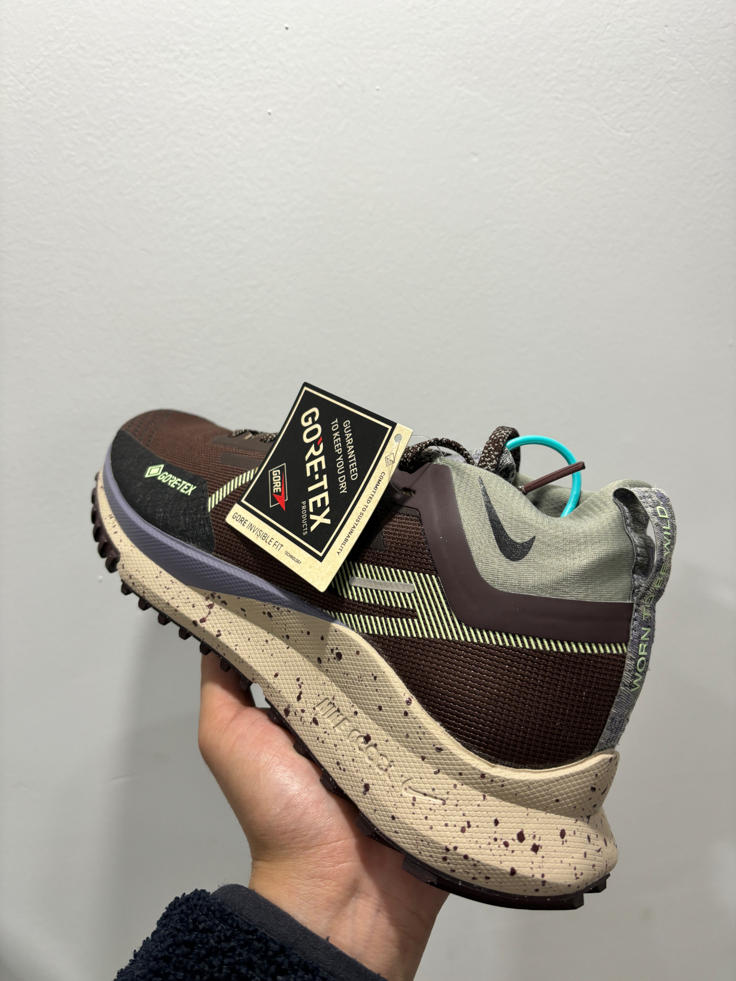 custom review-Nike Pegasus Trail 4 Устойчивый к истиранию Водонепроницаемый и Дышащий Низкие Кроссовки для Беговых Пути Мужские Коричневые