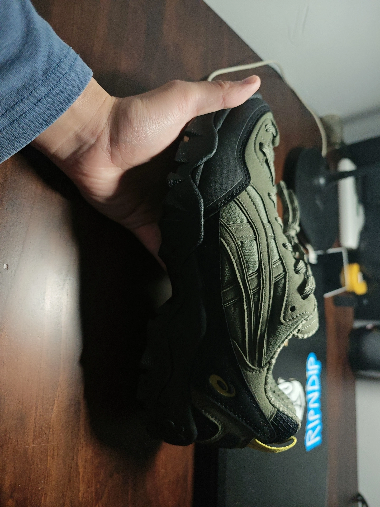 custom review-Asics Гель PICKAX Low Топ Повседневная обувь Унисекс Армейский зеленый