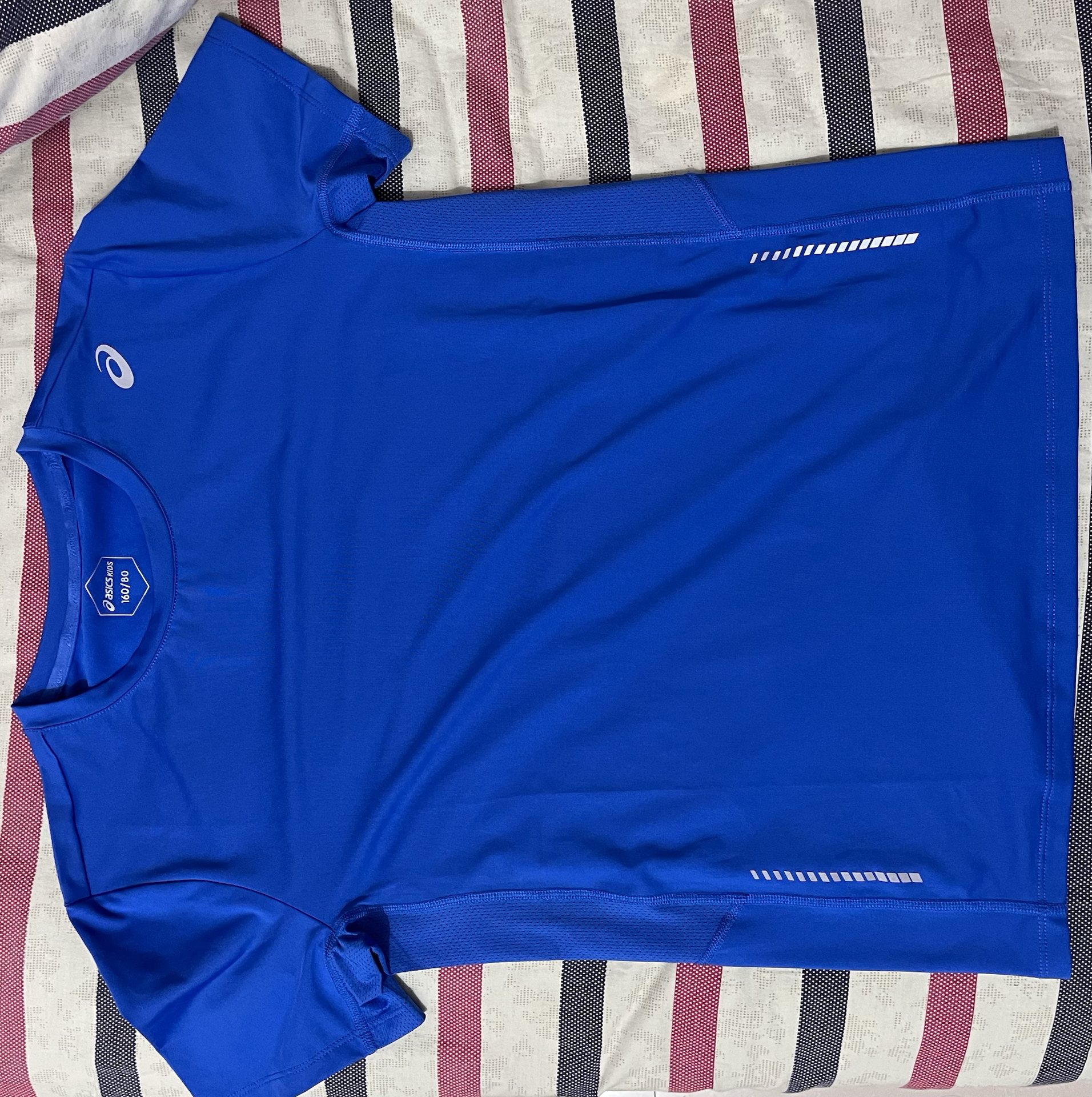 custom review-ASICS Sports Performance 5005 ASICS Синий Унисекс T-рубашки