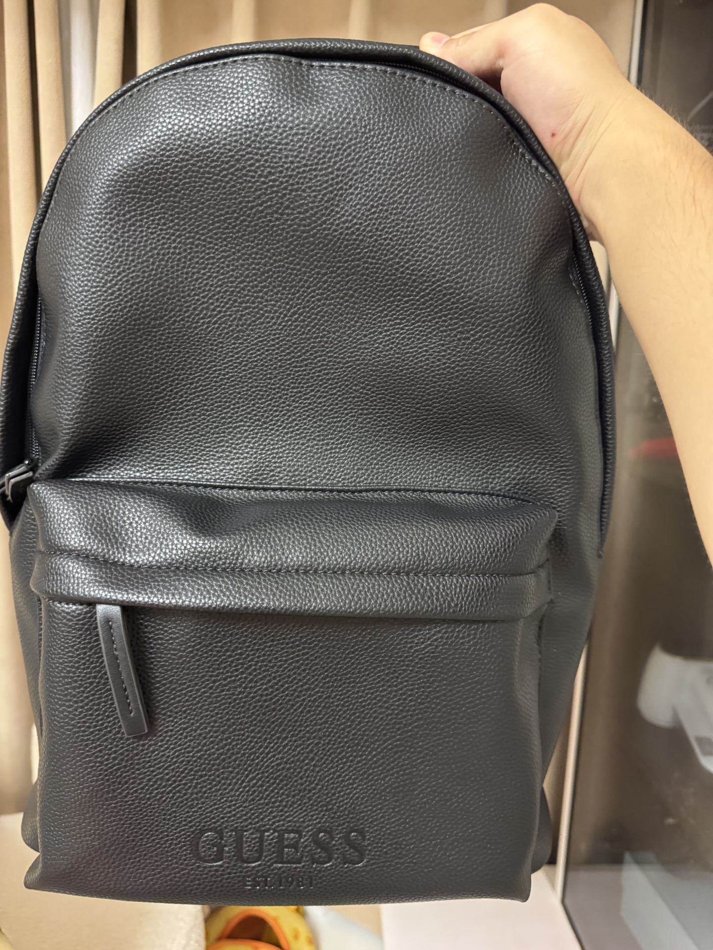 custom review-GUESS Синтетическая кожа Студенческий рюкзак из кожи Легкий Рюкзак для путешествий Рюкзак для ноутбука Стандартный Унисекс