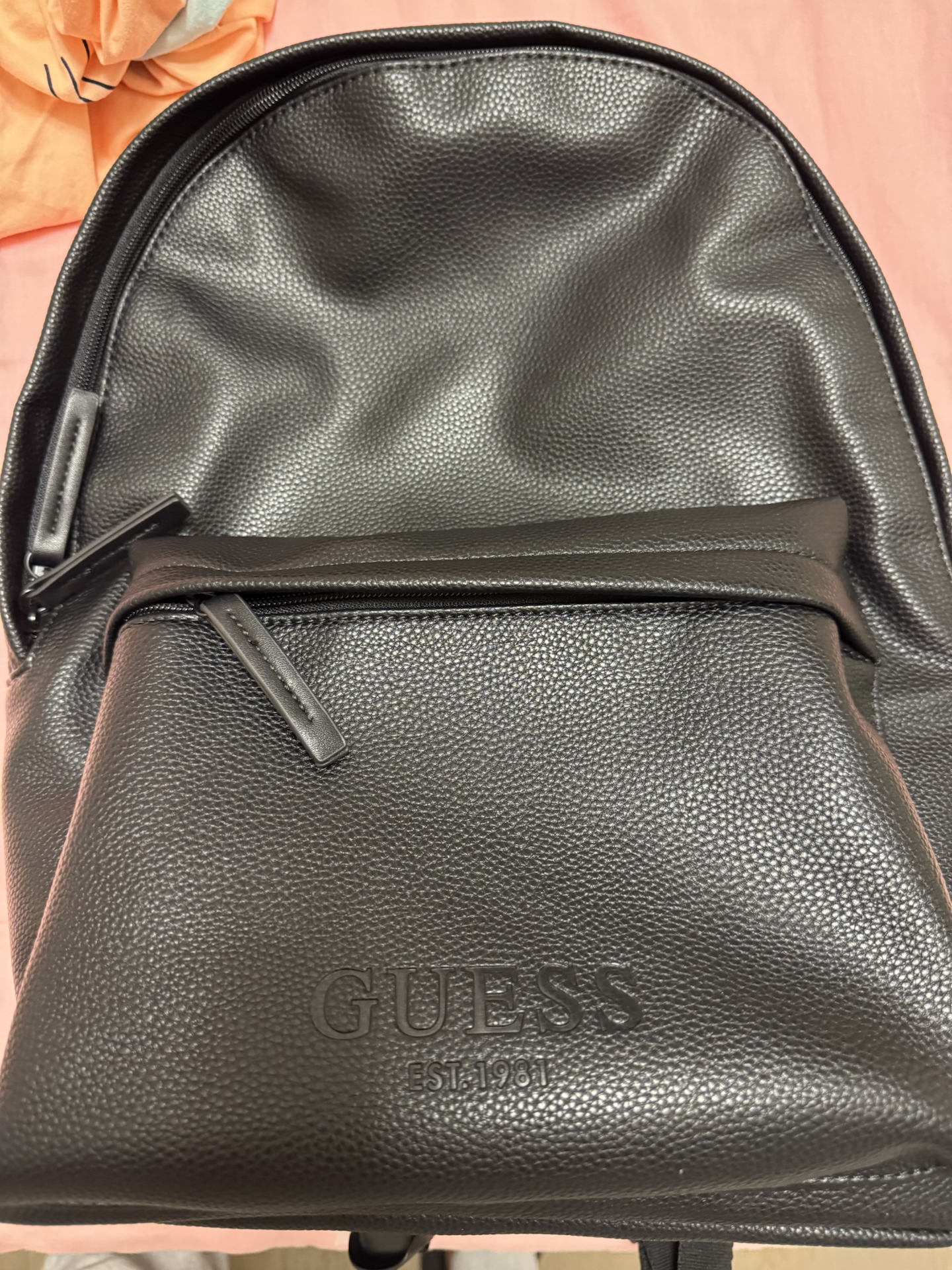 custom review-GUESS Синтетическая кожа Студенческий рюкзак из кожи Легкий Рюкзак для путешествий Рюкзак для ноутбука Стандартный Унисекс