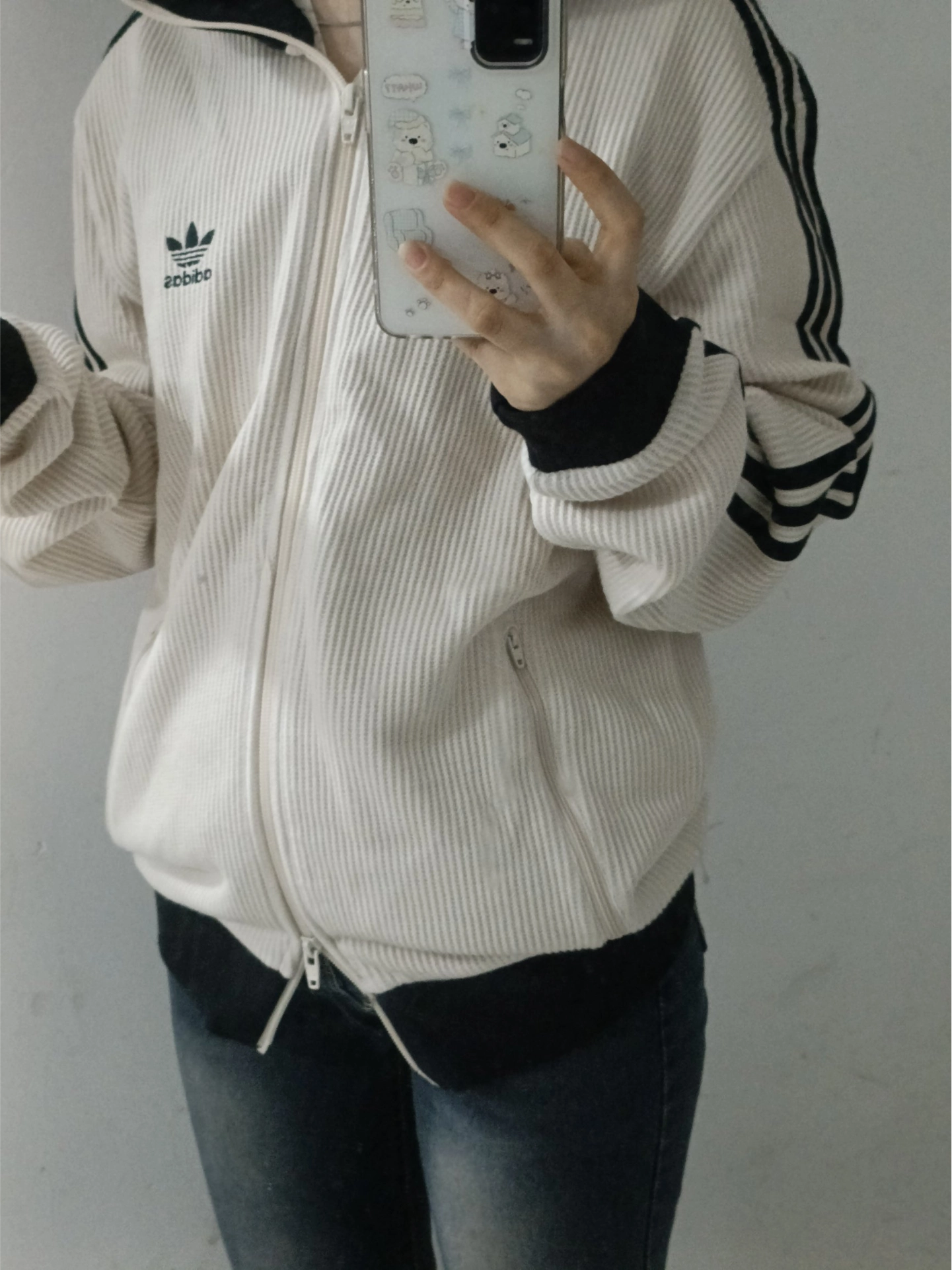 custom review-Adidas Originals Куртки и Пальто Унисекс Magic White