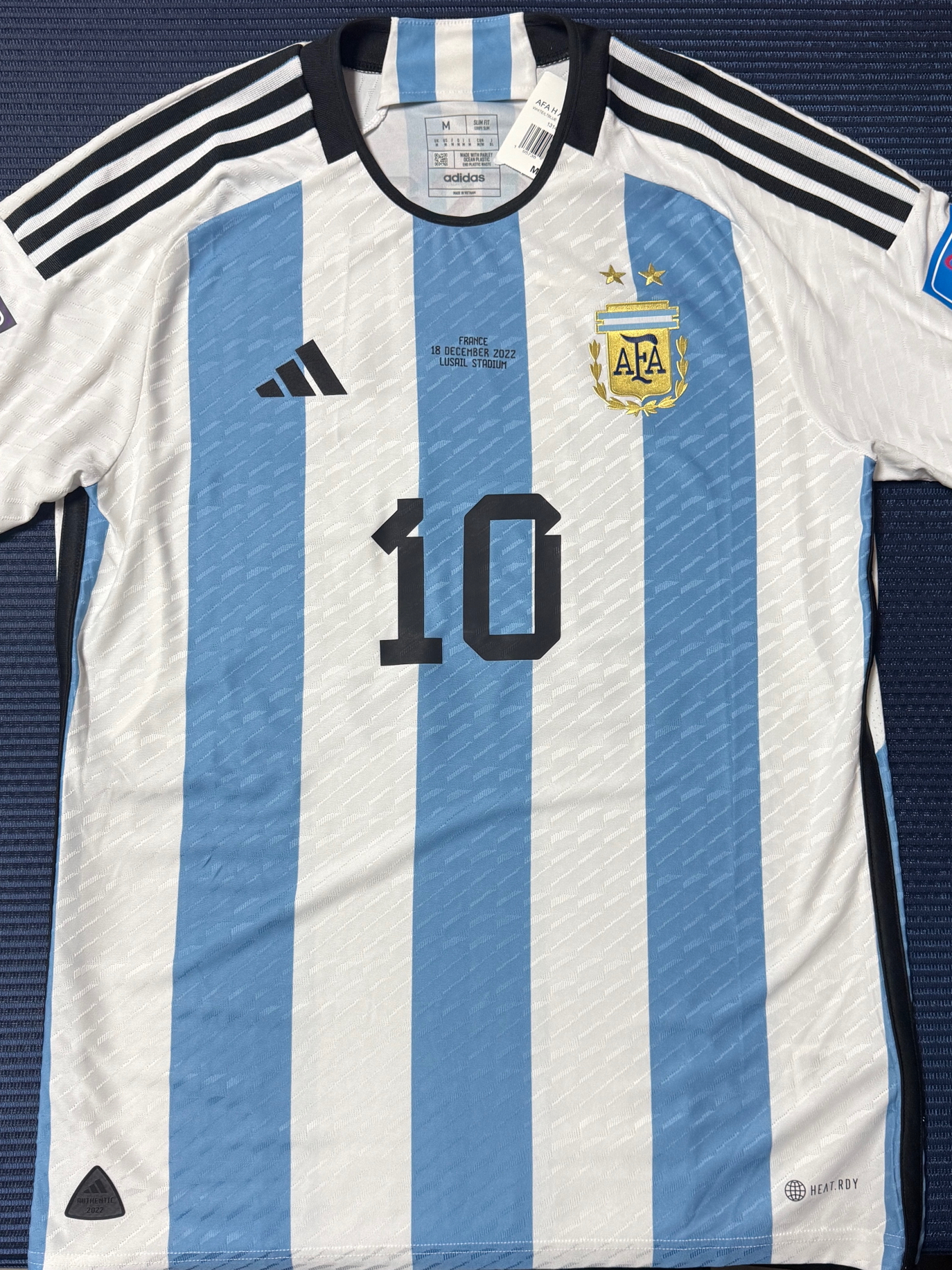 阿根廷梅西球员版球衣