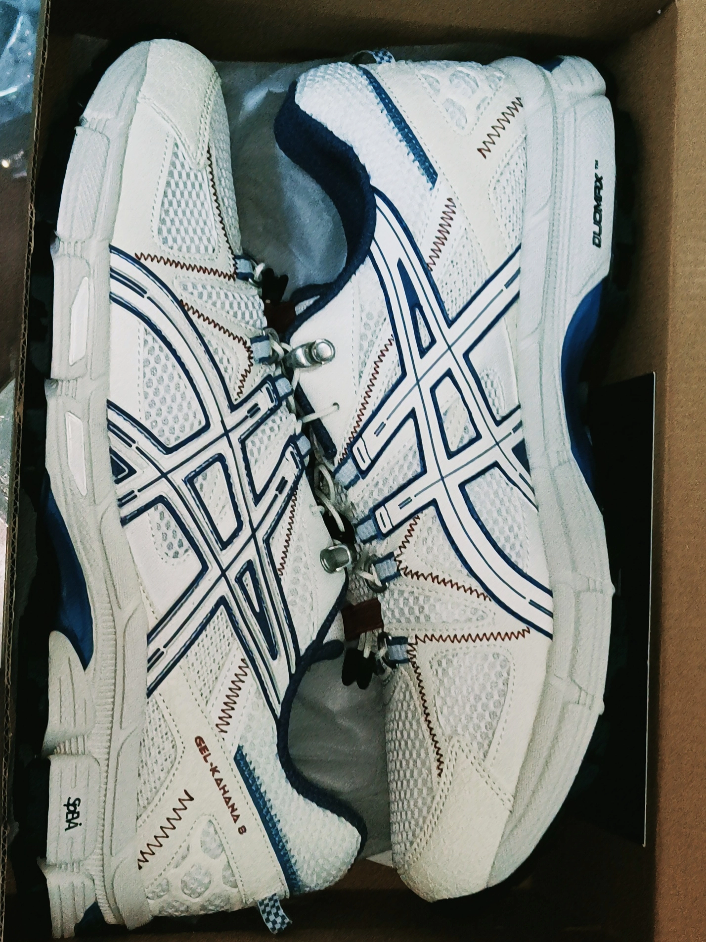 custom review-Asics Gel Kahana 8 FL Low Топ Беговые кроссовки Мужские Белые