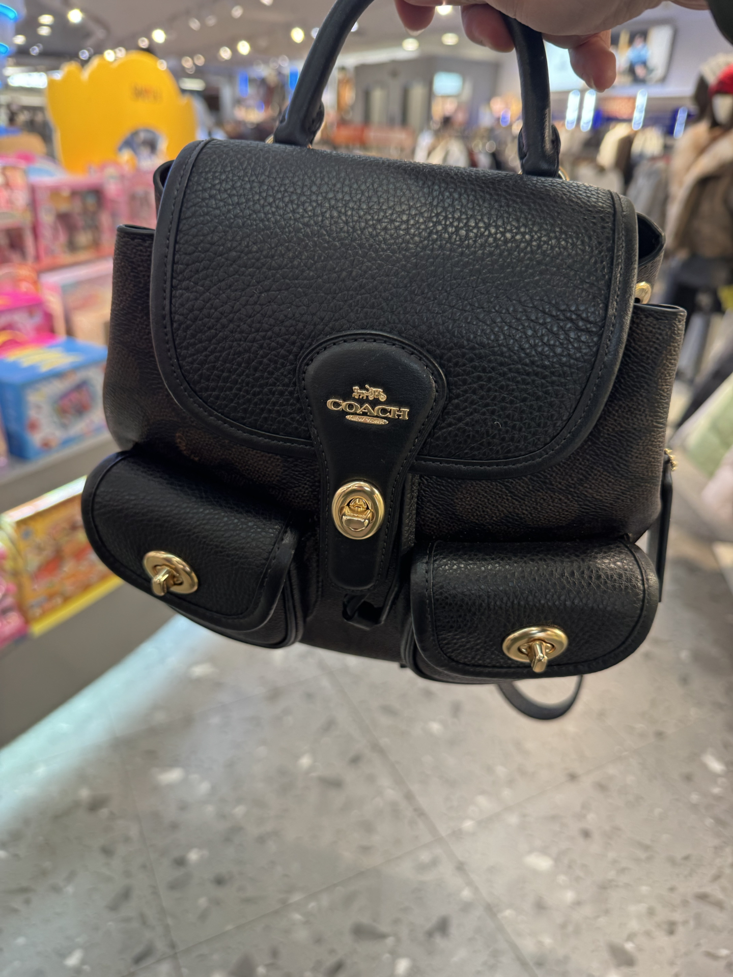 custom review-COACH Hadley Smooth Leather Backpack Medium Women's Nutty