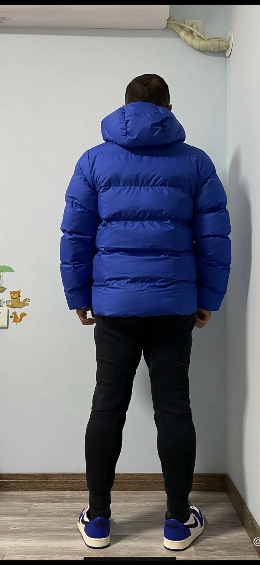 custom review-Джордан Brooklyn FW24 Пуховик Мужской Игровой Королевский Синий