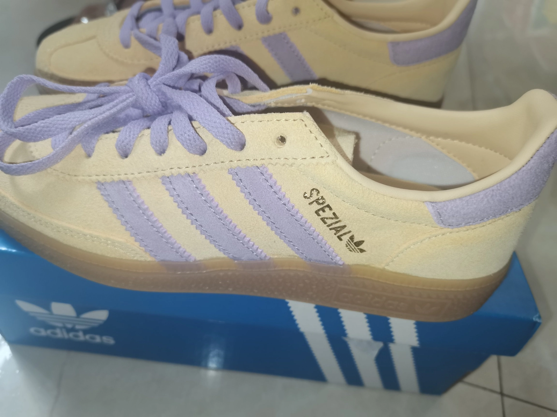 custom review-Adidas Originals HANDBALL SPEZIAL Устойчивые к истиранию низкие скейтборд-кроссовки Женские Светло-оранжевые Желтые