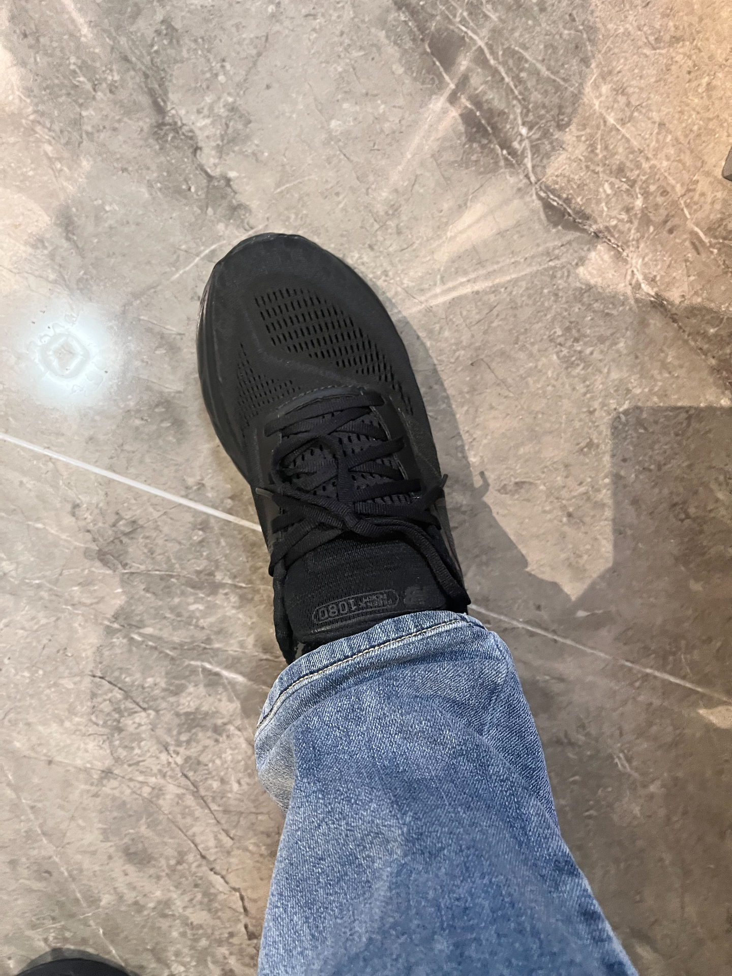 custom review-New Balance Fresh Foam X 1080 v14 Устойчивый к истиранию Дышащий Поддерживающие Низкие Кроссовки для Бега Мужские Черные