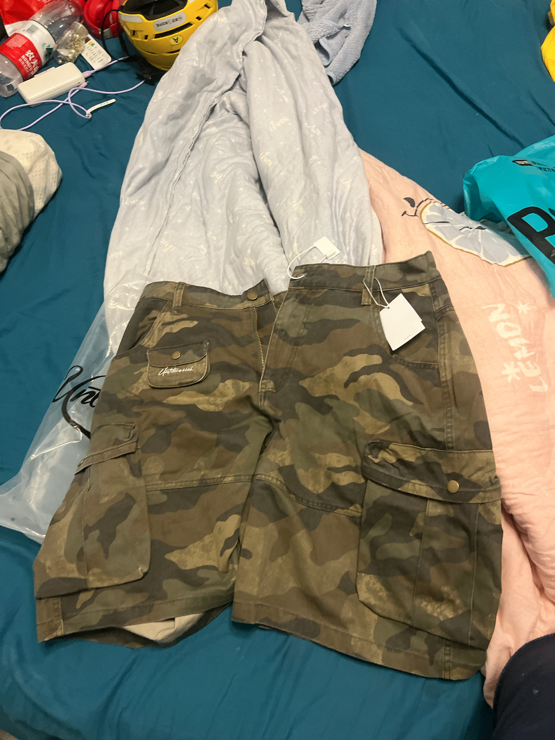 custom review-UNTILWERICH Рабочая одежда Камуфляж Шорты Унисекс Повседневный И Универсальный