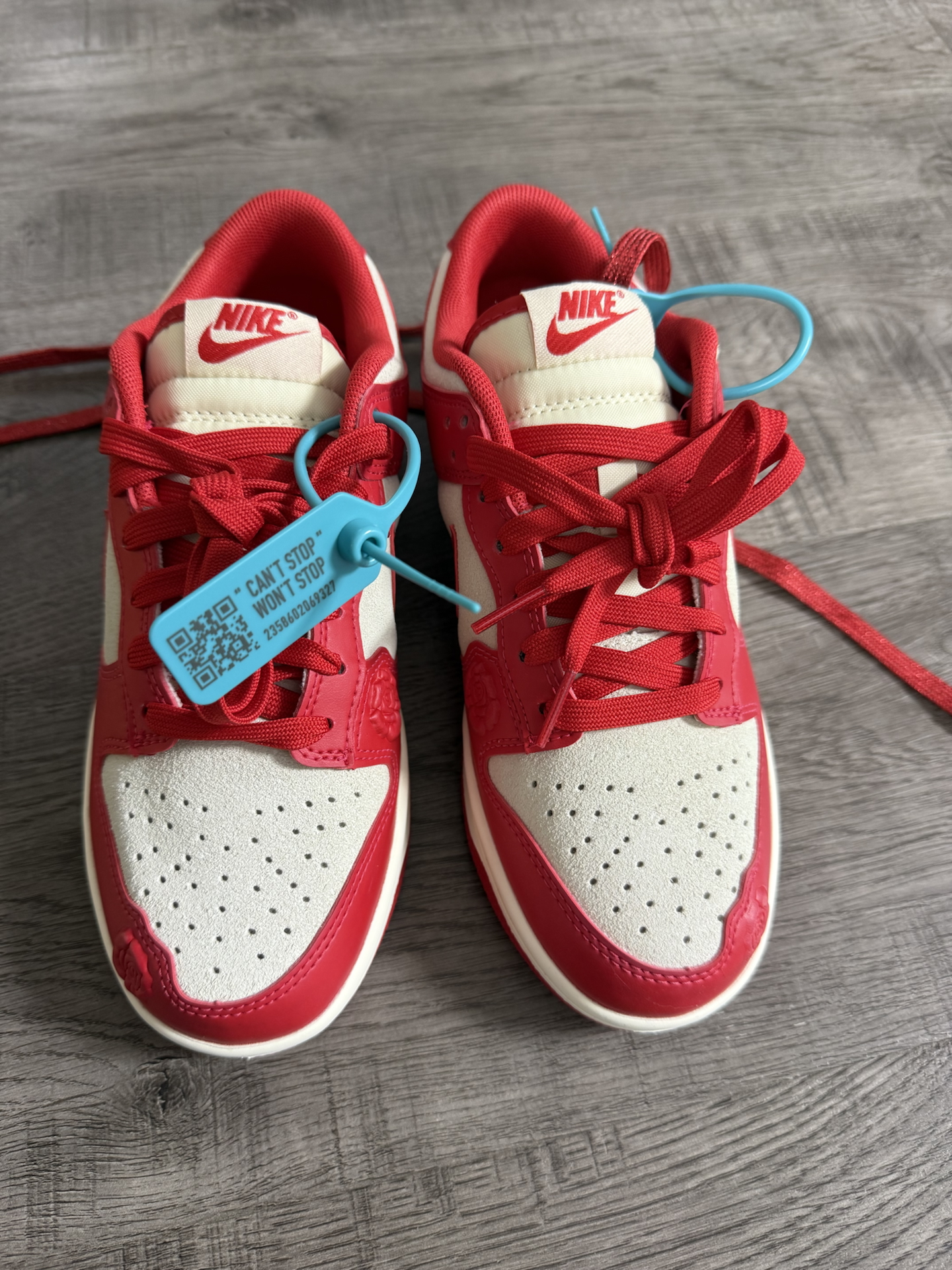 custom review-Nike Dunk Slip-on Устойчивый к истиранию Низкий Топ Скейтбординг Женские Красный