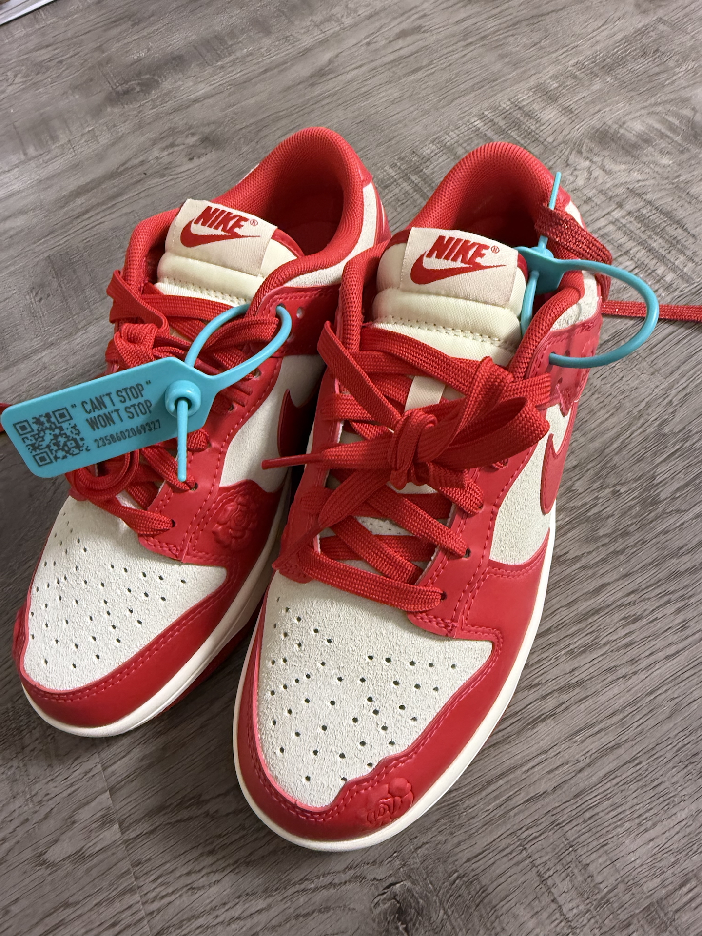 custom review-Nike Dunk Slip-on Устойчивый к истиранию Низкий Топ Скейтбординг Женские Красный