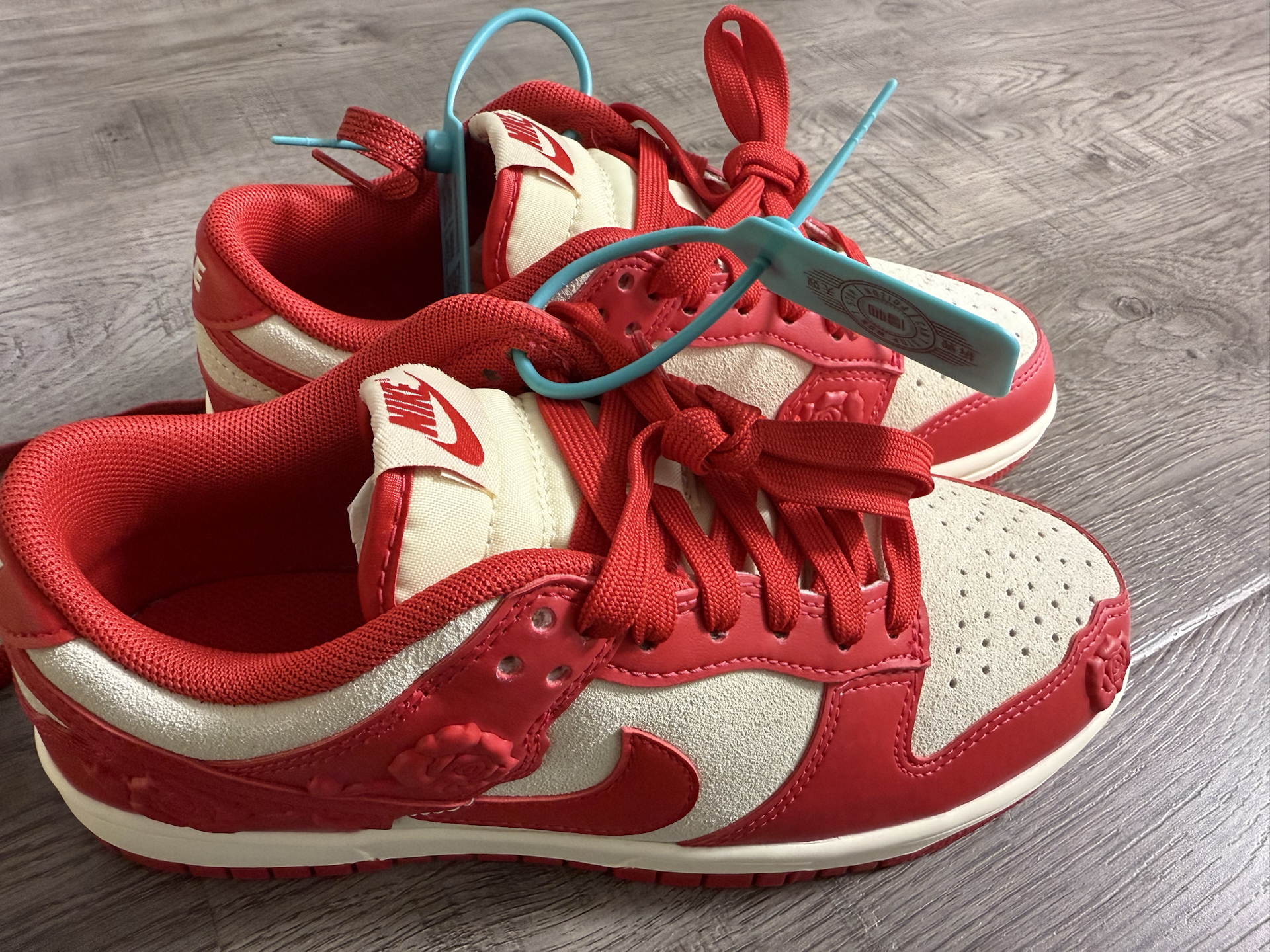 custom review-Nike Dunk Slip-on Устойчивый к истиранию Низкий Топ Скейтбординг Женские Красный