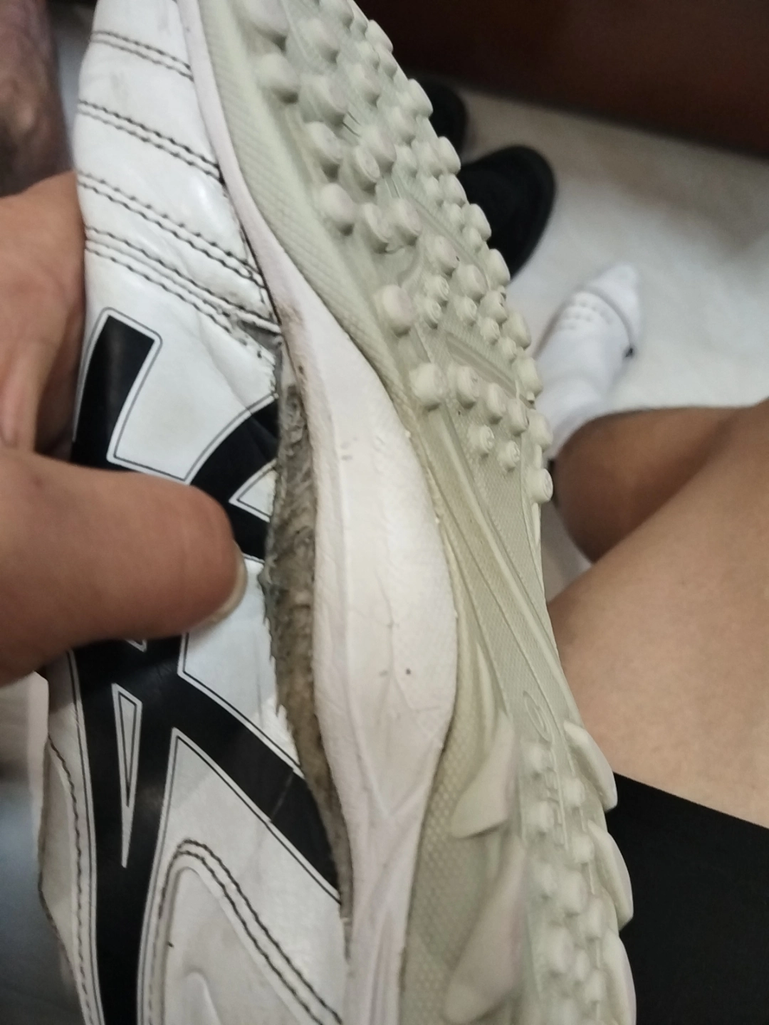 custom review-ASICS Ds Light Club TF Шипы Устойчивые к абразиву Футбольные бутсы Унисекс Белый Черный