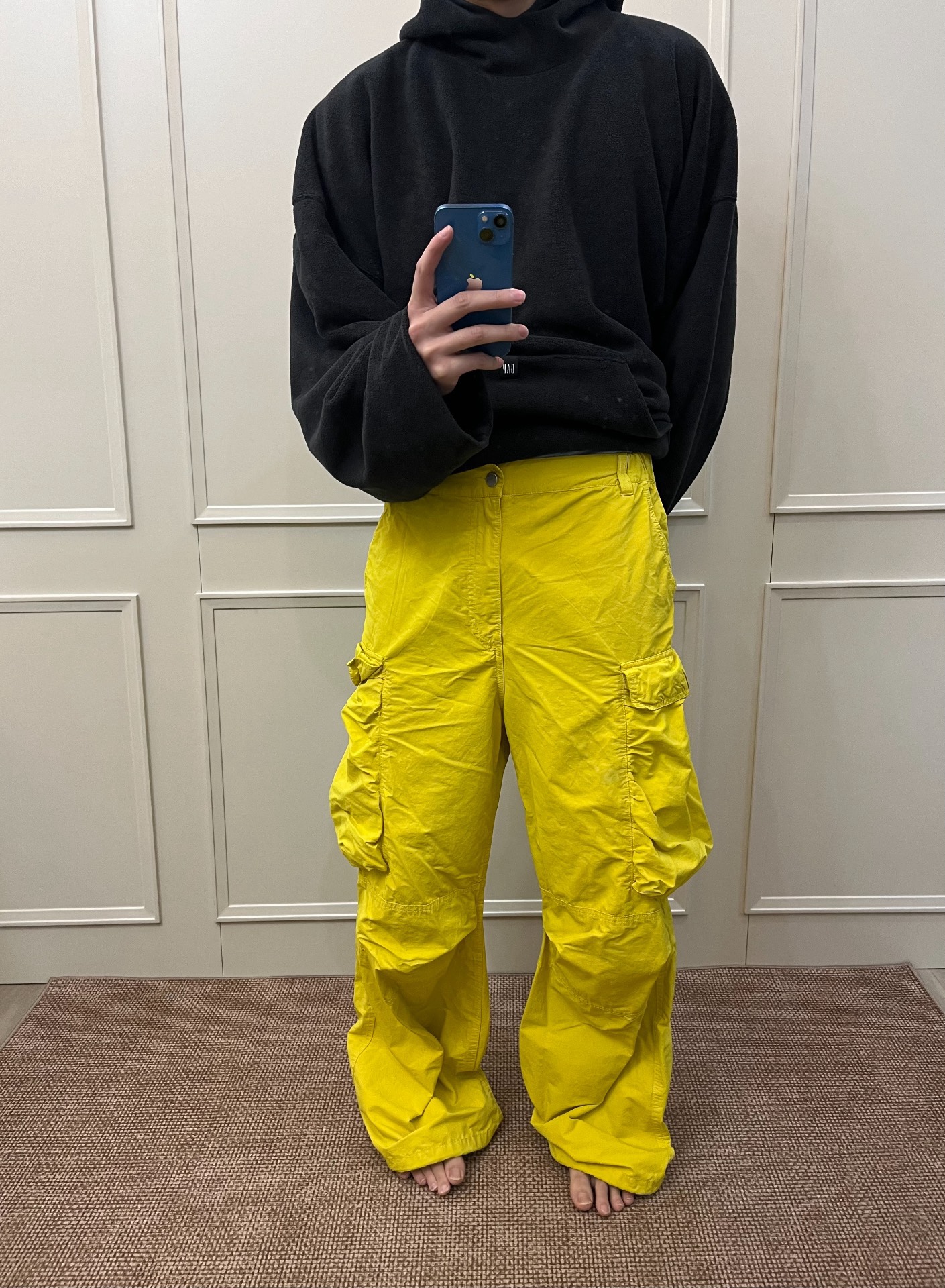custom review-YEEZY x Balenciaga Gap X Balenciaga Collaboration FW22 Свитшот Мужской Черный