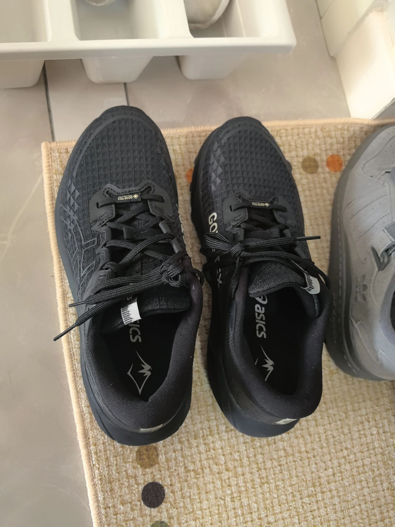 custom review-ASICS Гель TRABUCO 13 Устойчивый к истиранию Дышащий Легкий Низкий Топ Повседневные Беговые Кроссовки Мужские Черные