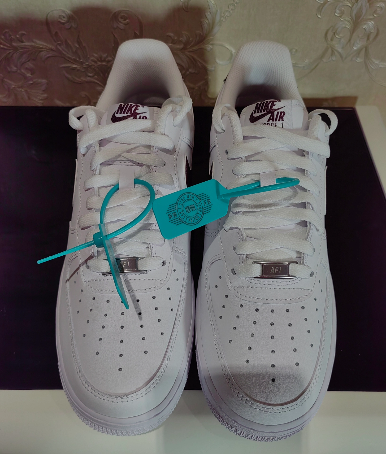 custom review-Nike Air FORCE 1 Slip Resistant Abrasion Resistant Низкие Кроссовки для скейтбординга Мужские Белые