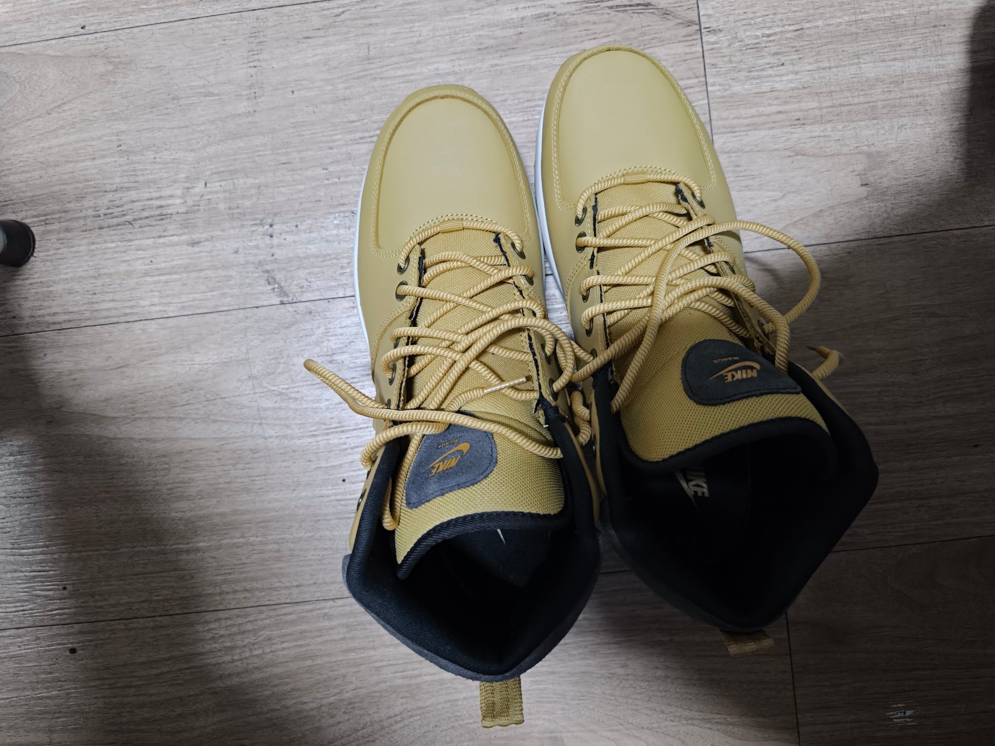 custom review-Ботильоны Nike Manoa Мужские Коричневые