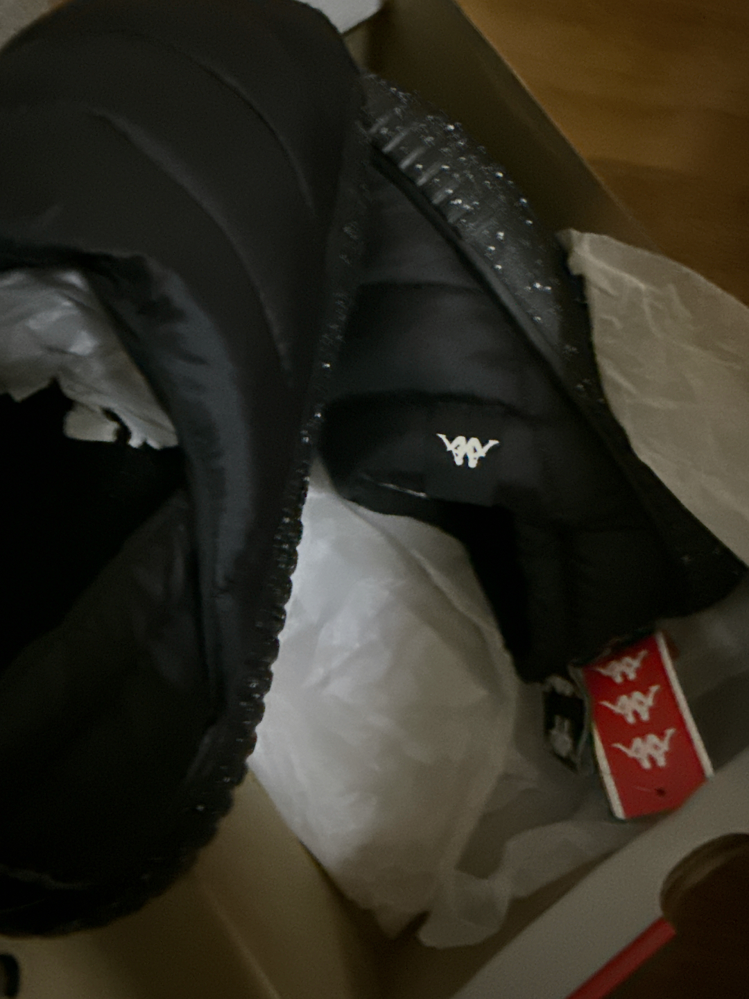 custom review-KAPPA Термический Износостойкий Низ Резистентный Низкий Топ Кэжуал Женский Черный