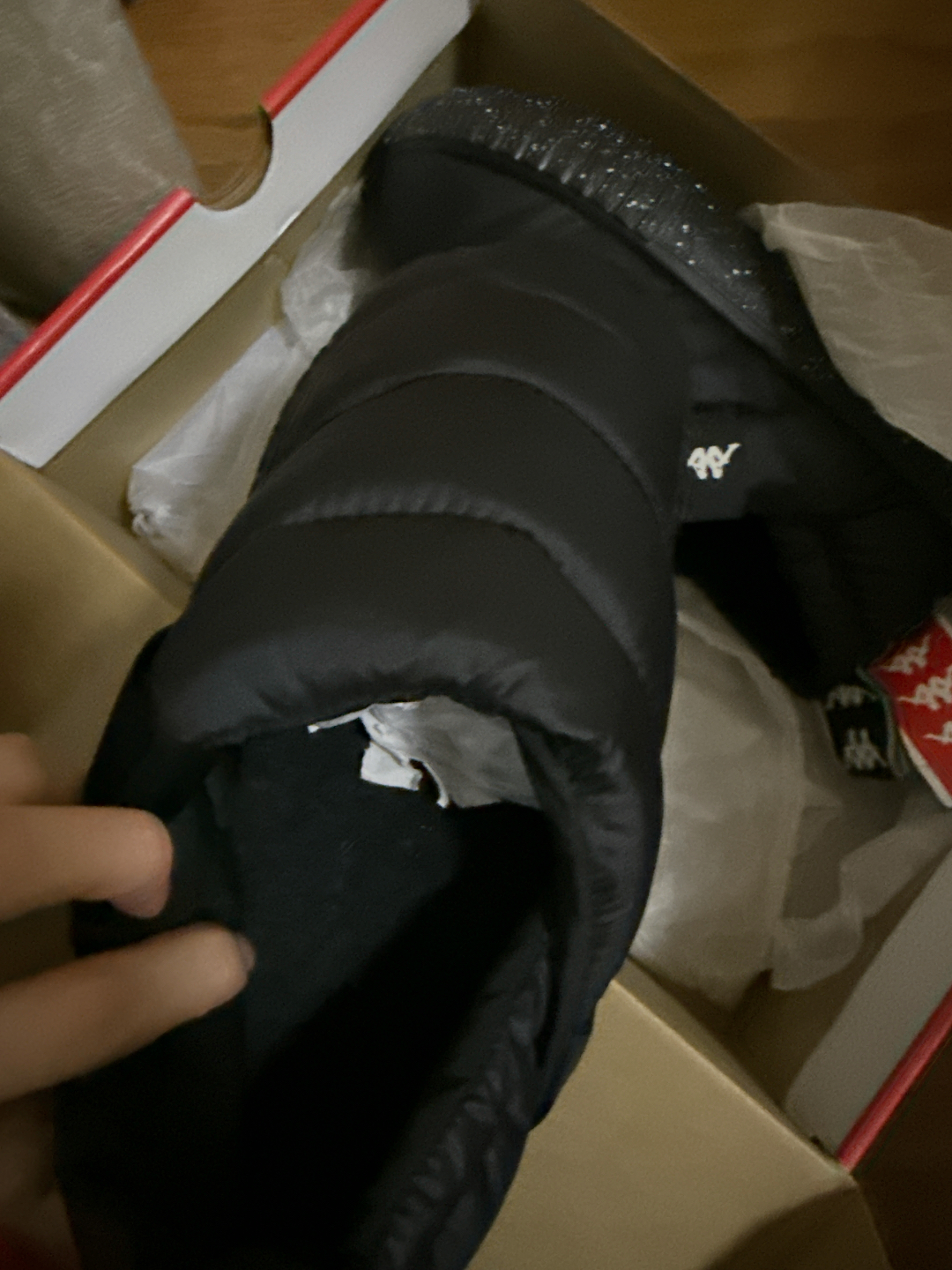 custom review-KAPPA Термический Износостойкий Низ Резистентный Низкий Топ Кэжуал Женский Черный