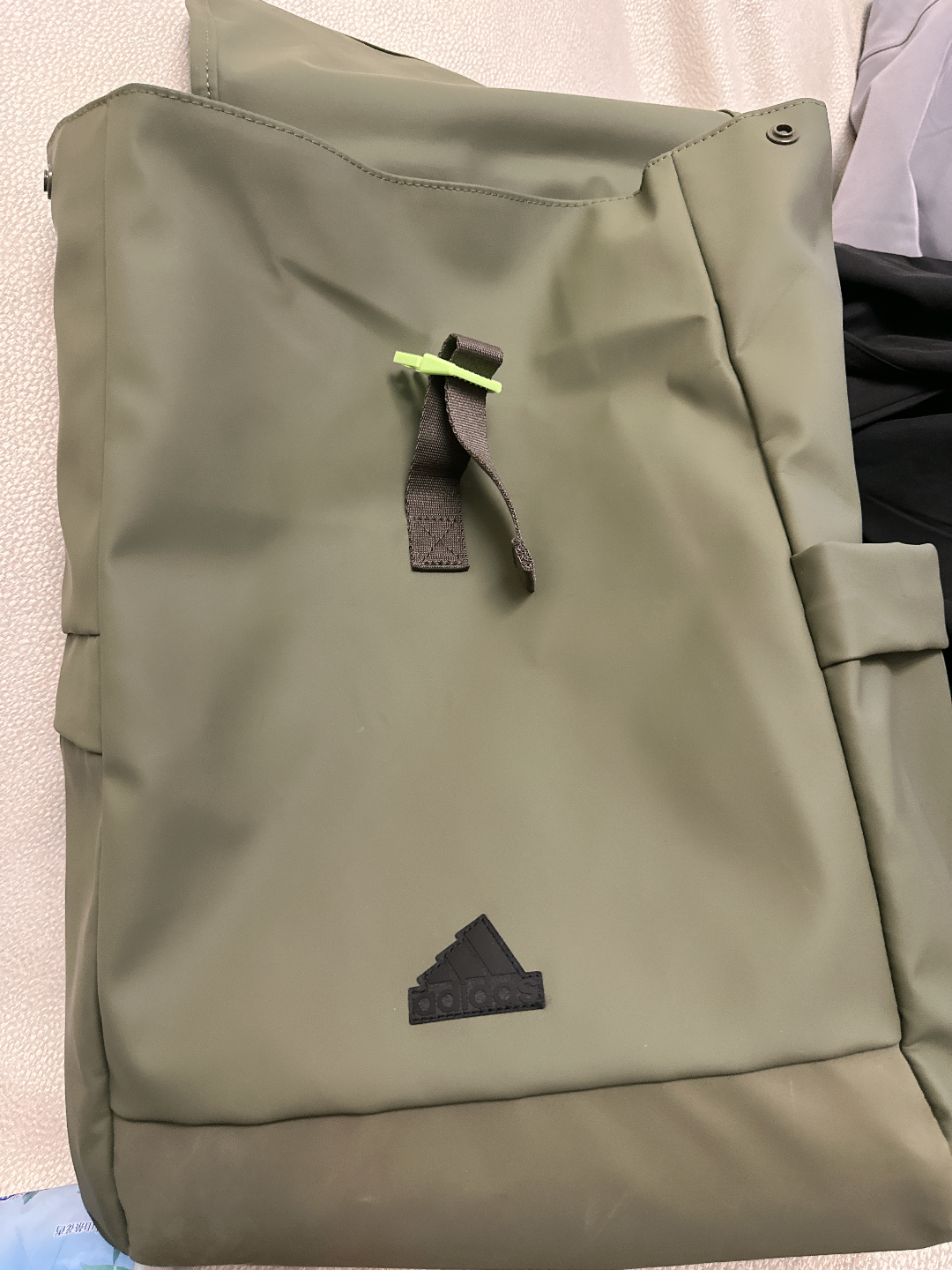 custom review-Adidas Полиуретан Искусственная кожа Рюкзак Стандартный (Стандартный) Унисекс Армейский зеленый