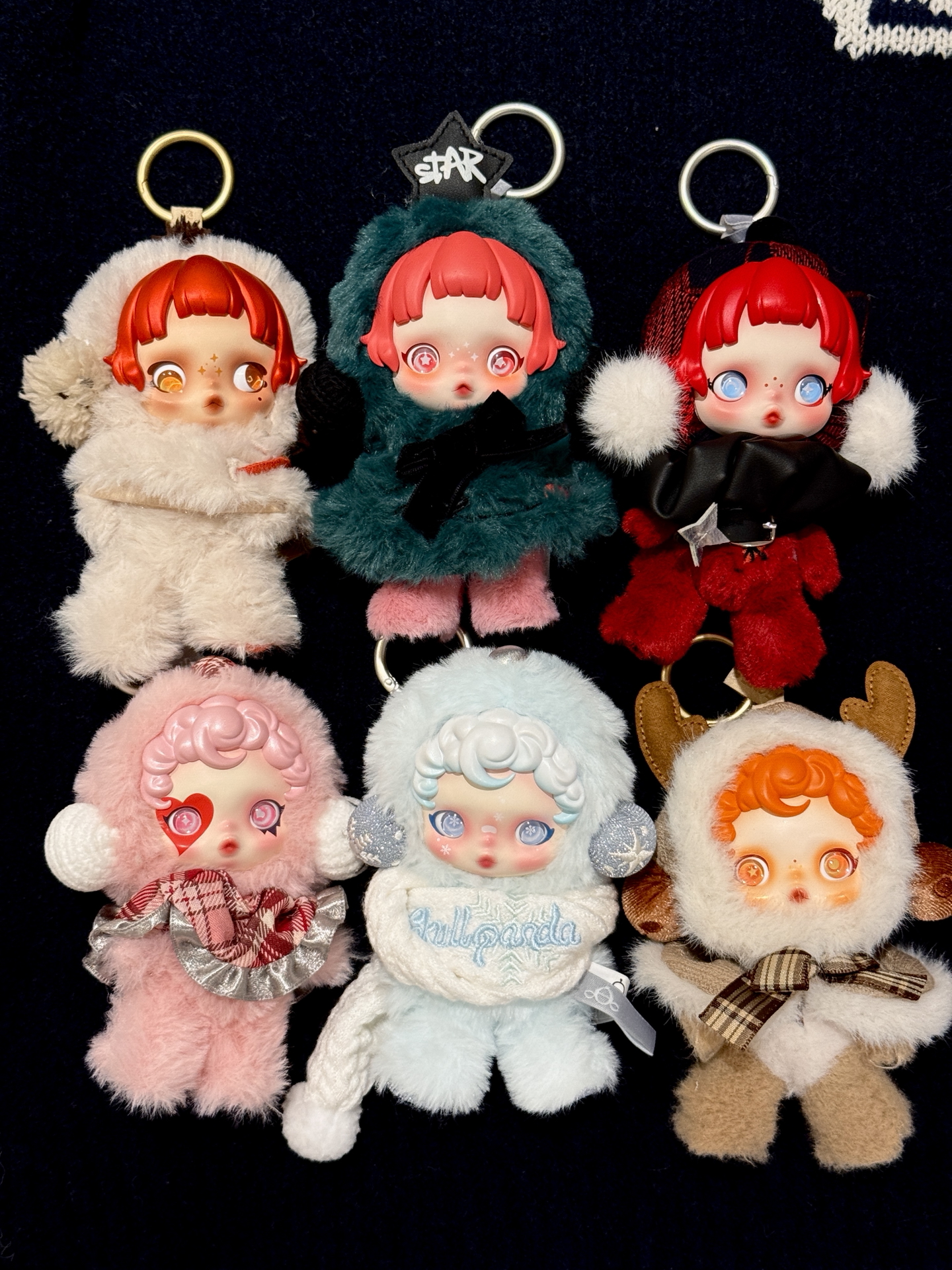 custom review-POP MART Коллаборация Skullpanda Winter Day Movement Коллекция Слепые Коробки Один Mystery Коробка Целая Коробка 6 шт