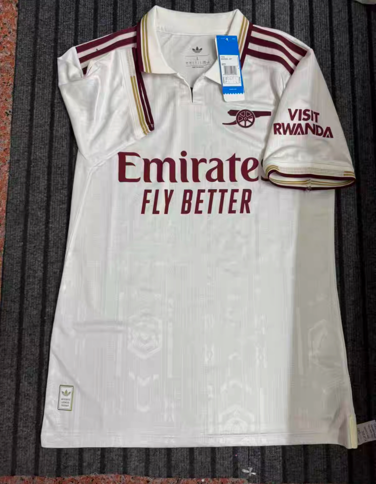 custom review-Adidas Originals SS25 Арсенал THIRD Футбол Джерси Мужской