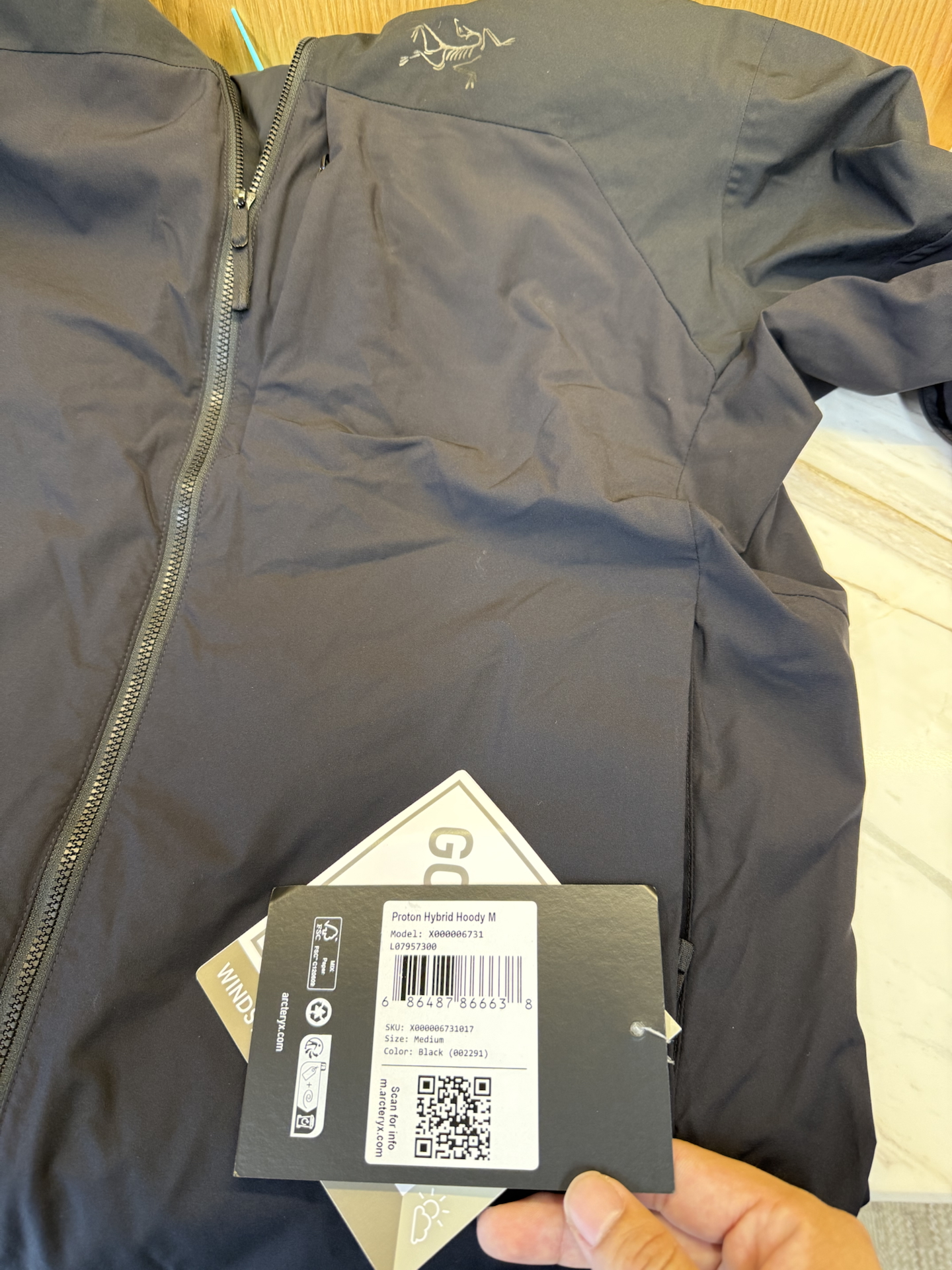 custom review-Arcteryx PROTON Пуховая куртка Мужская