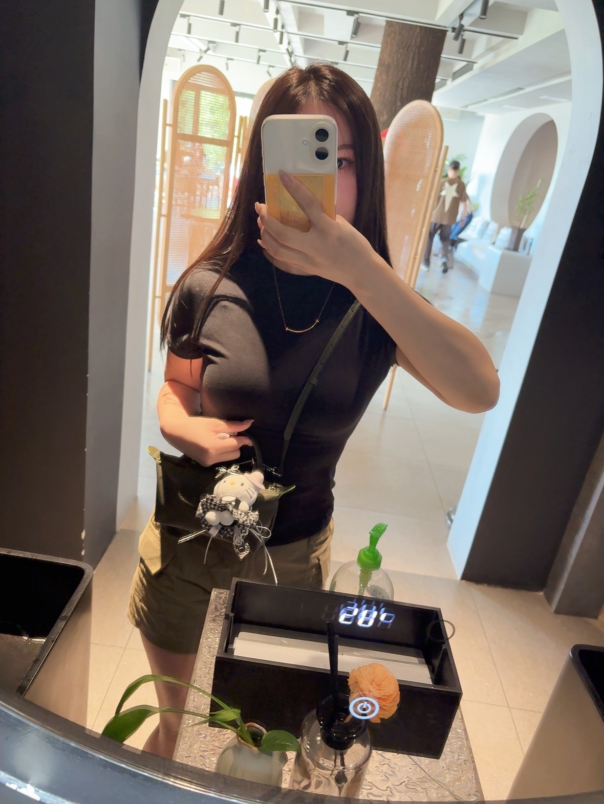 custom review-LONGCHAMP Le Pliage Green Цвет холста Мини Женские Лесной зеленый