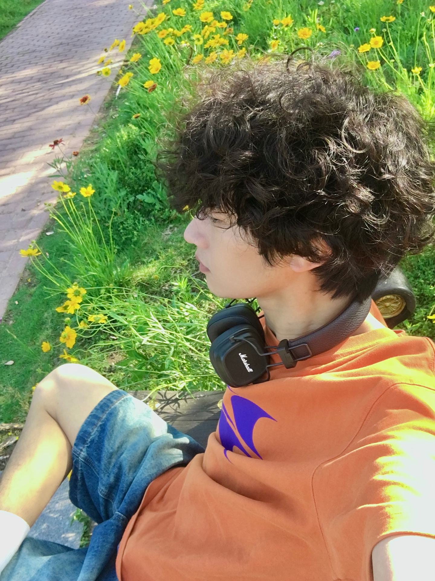 周末ootd|爆炸头在公园过夏天