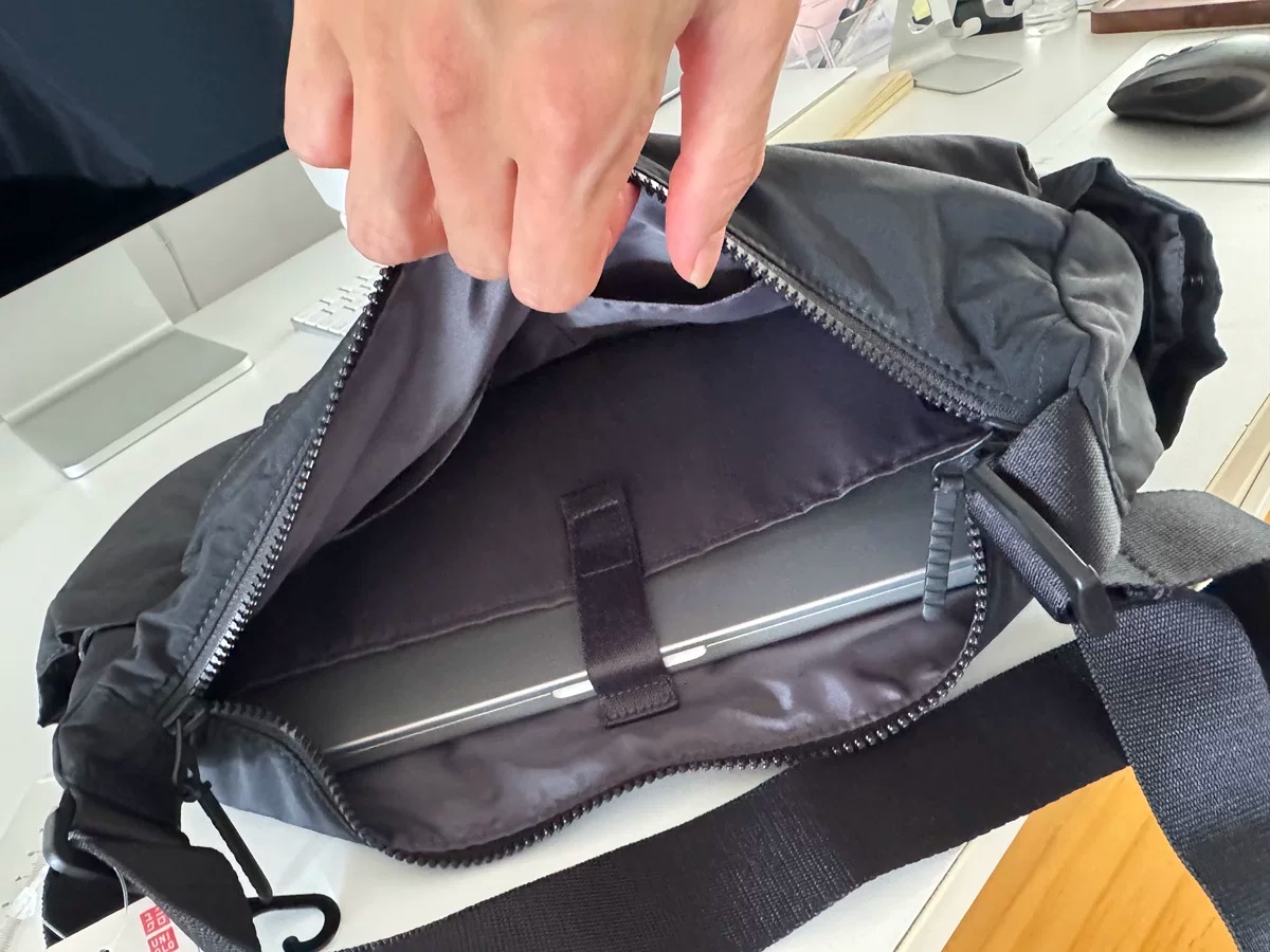 custom review-UNIQLO Полиамид Кросс-боди Сумка Стандартная Унисекс Черная