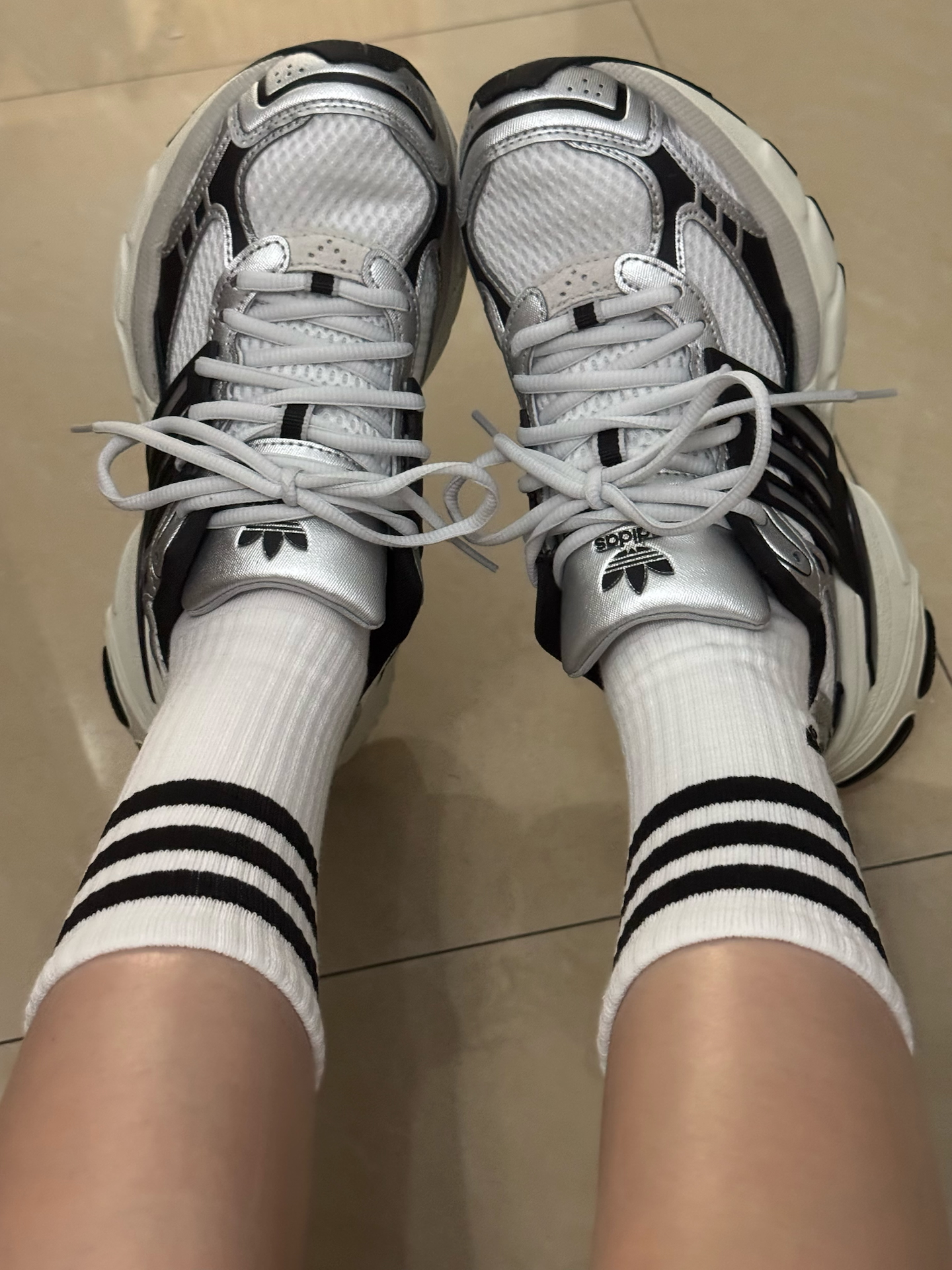 custom review-Adidas Originals ADISTAR XLG Low Топ Повседневная обувь Унисекс Серебристый Черный