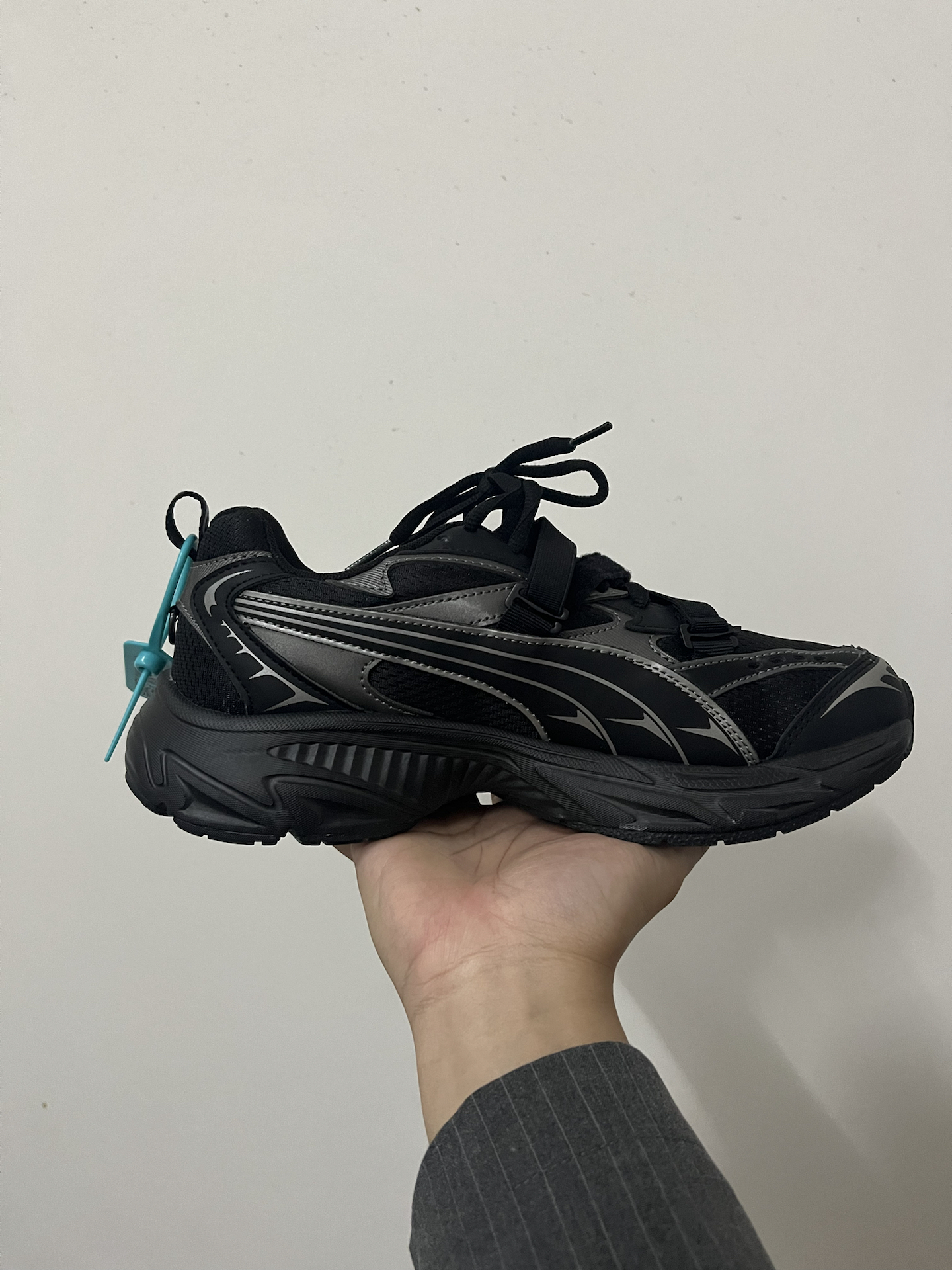 custom review-PUMA Morphic Шокаблокирующие Низкие Кеды с Противоскользящим Дном Унисекс Черные