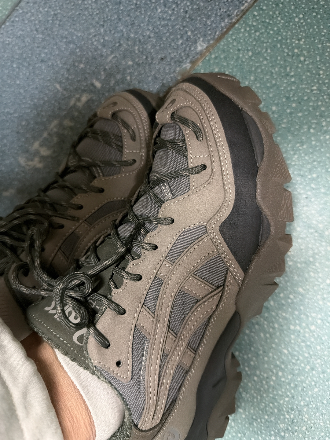 custom review-Asics Гель PICKAX Уличная обувь Унисекс Вулканический серый