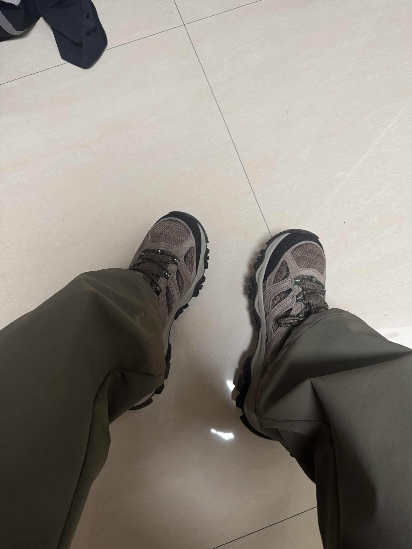 custom review-MERRELL MOAB 3 GTX Ткань противоскользящая и устойчивая к истиранию низкий верх походная обувь мужская темно-серо-синий
