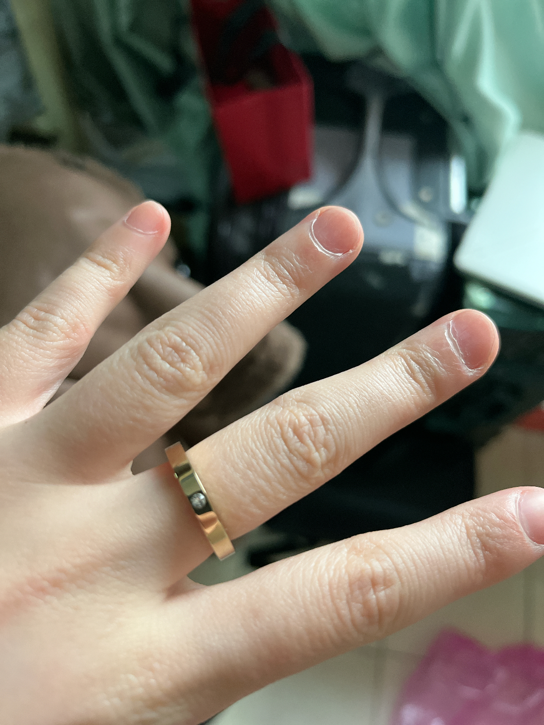 custom review-OMAS GIOIELLI Стальные парные кольца унисекс разноцветные признание