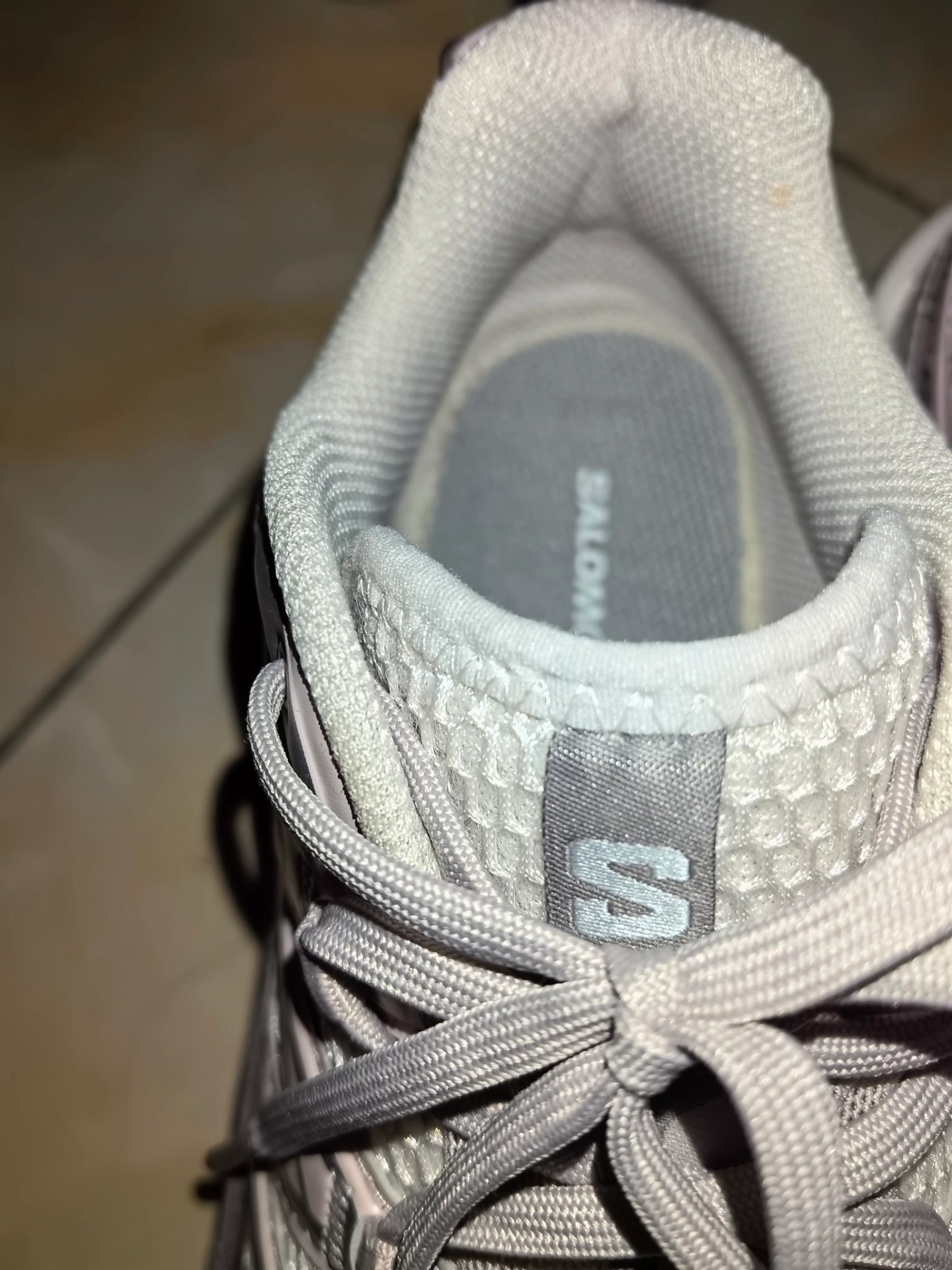 custom review-Salomon XT 6 противоскользящие устойчивые к истиранию низкие беговые кроссовки унисекс сиренево-серого цвета