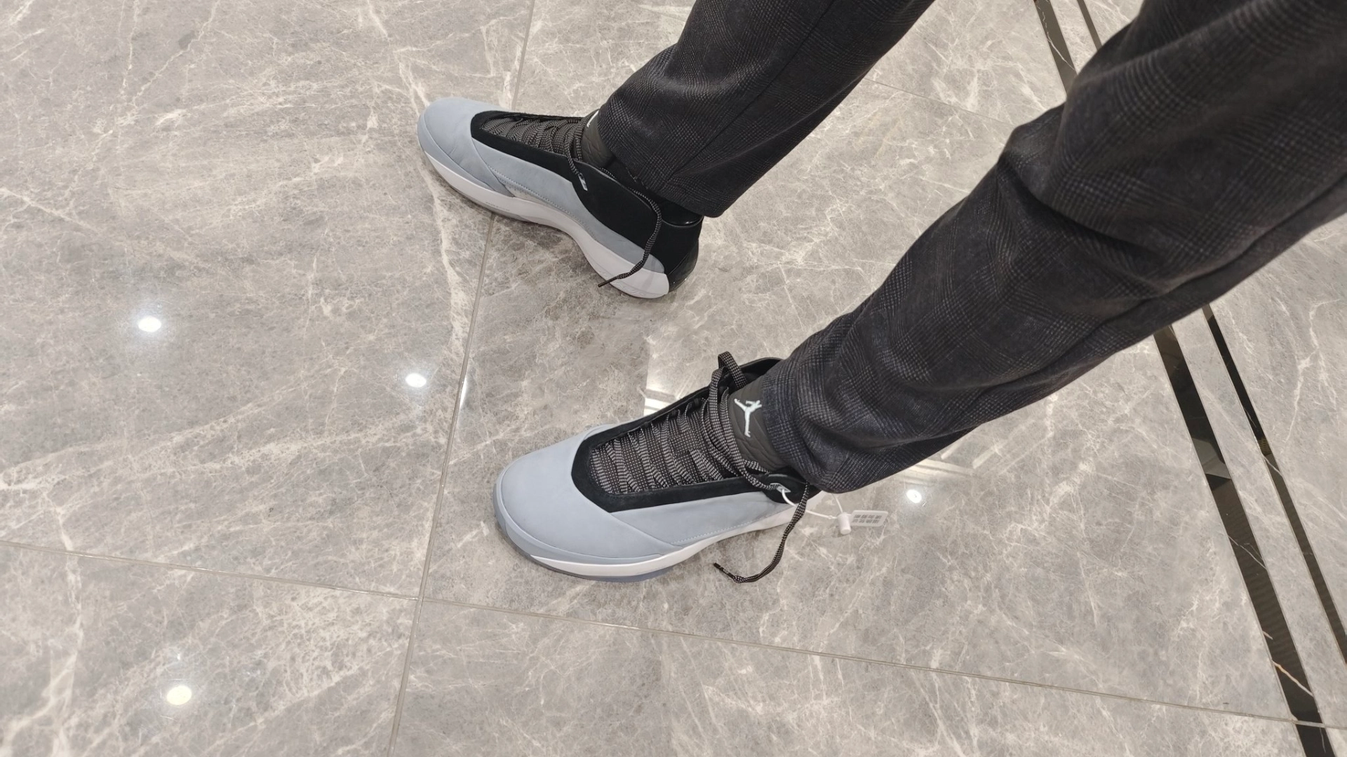 custom review-Jordan Air Jordan 40 Баскетбольные кроссовки Мужские Синие Серые Азиатская версия