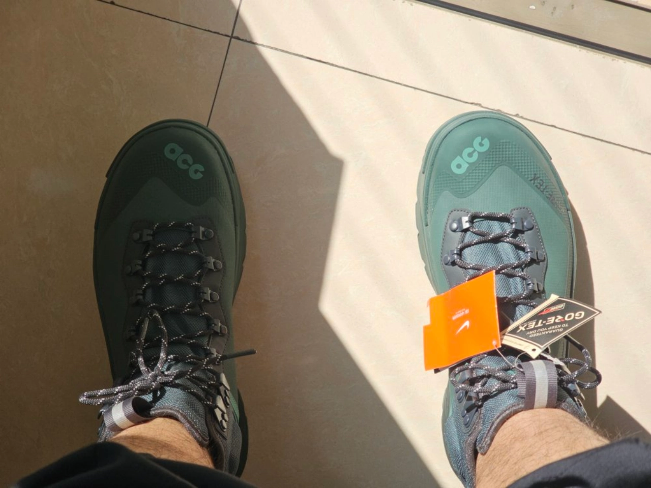 custom review-Nike Air Zoom GAIADOME Высокие Топы Уличная Обувь Мужская Зеленая Черная