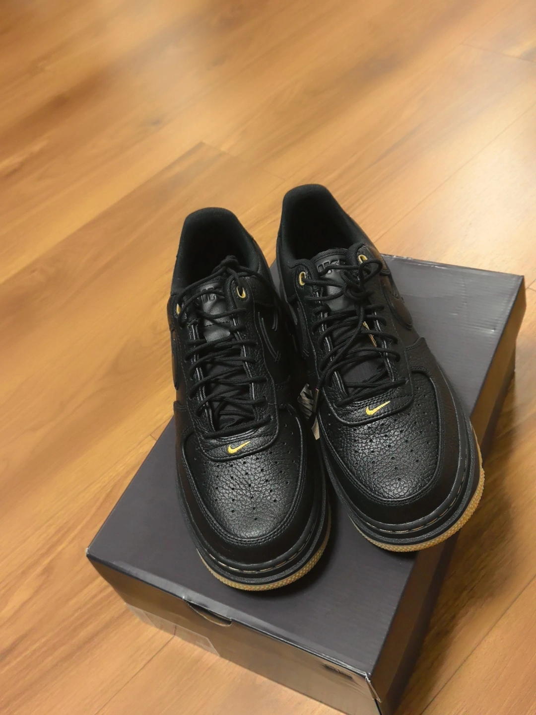 custom review-Nike Air FORCE 1 Low Топ Скейтборд Кроссовки Мужские Черные