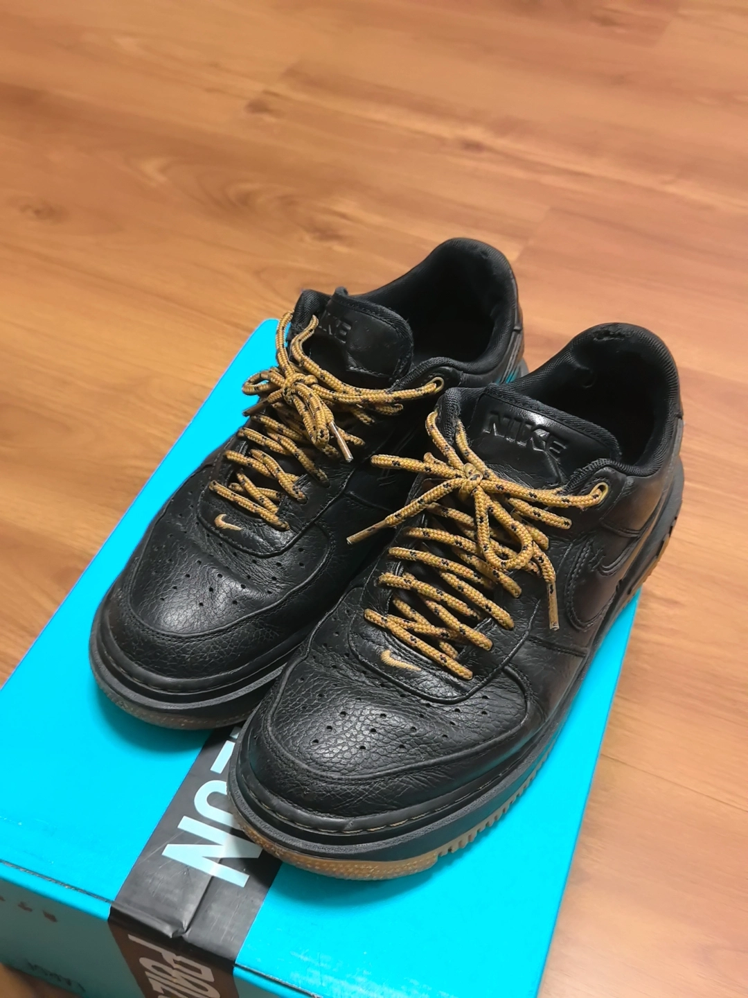 custom review-Nike Air FORCE 1 Low Топ Скейтборд Кроссовки Мужские Черные