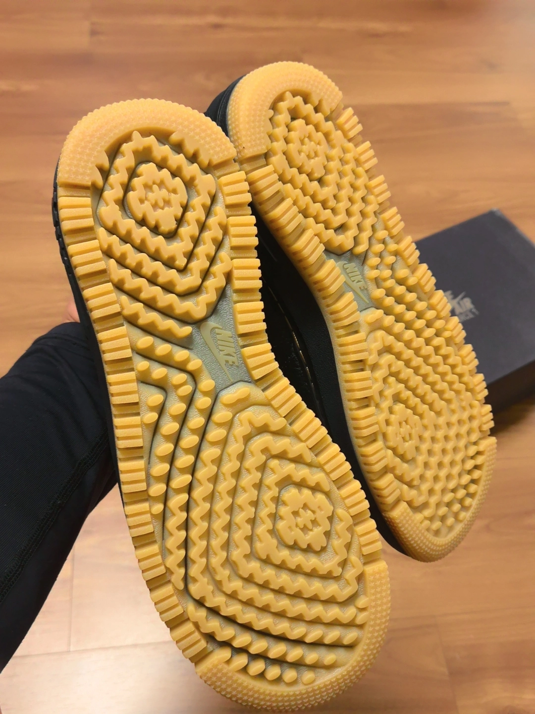 custom review-Nike Air FORCE 1 Low Топ Скейтборд Кроссовки Мужские Черные