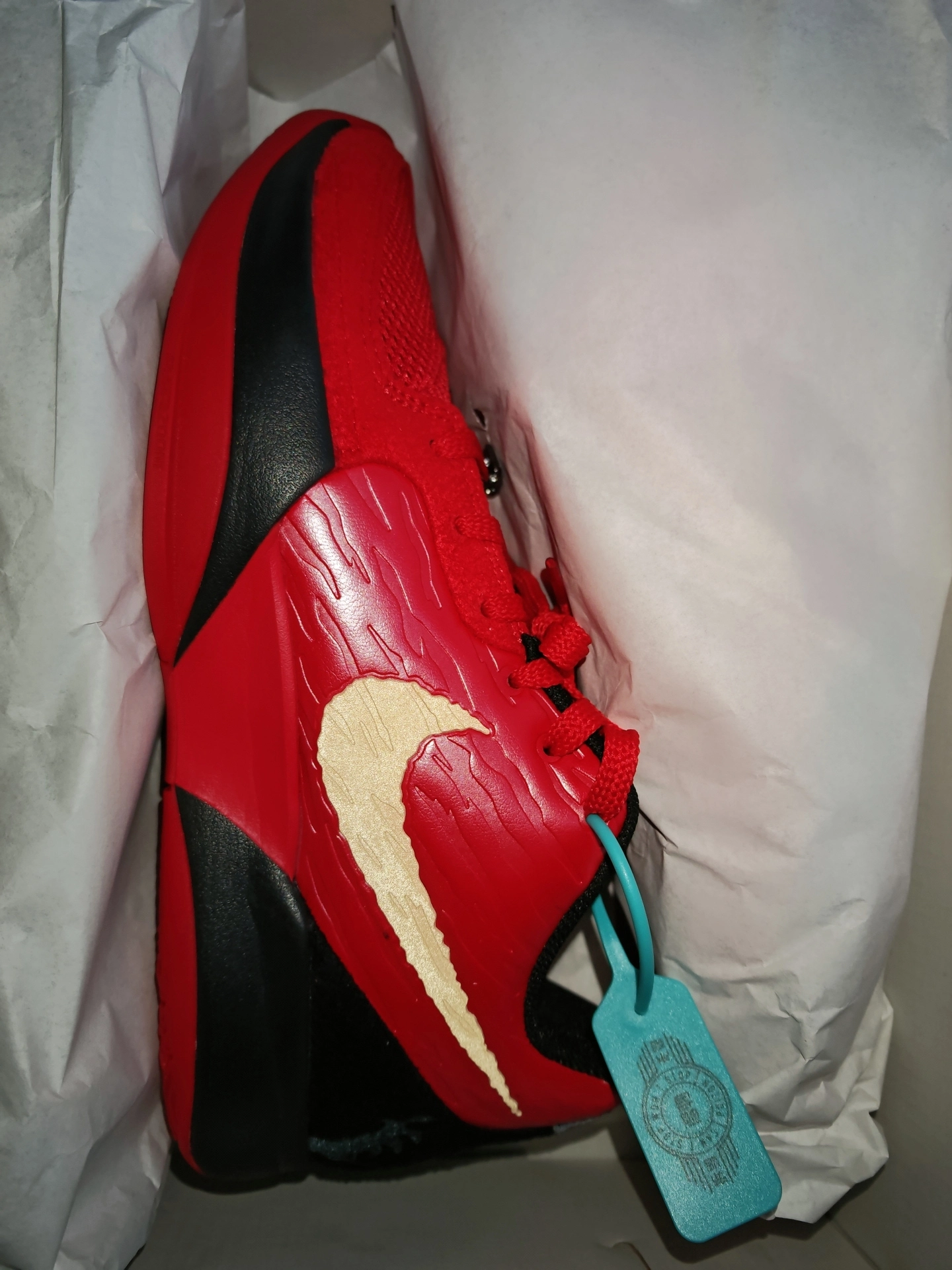 custom review-Nike Ja Morant 2 Slip Устойчивый к истиранию Низкий Топ Баскетбольные кроссовки Мужской Красный