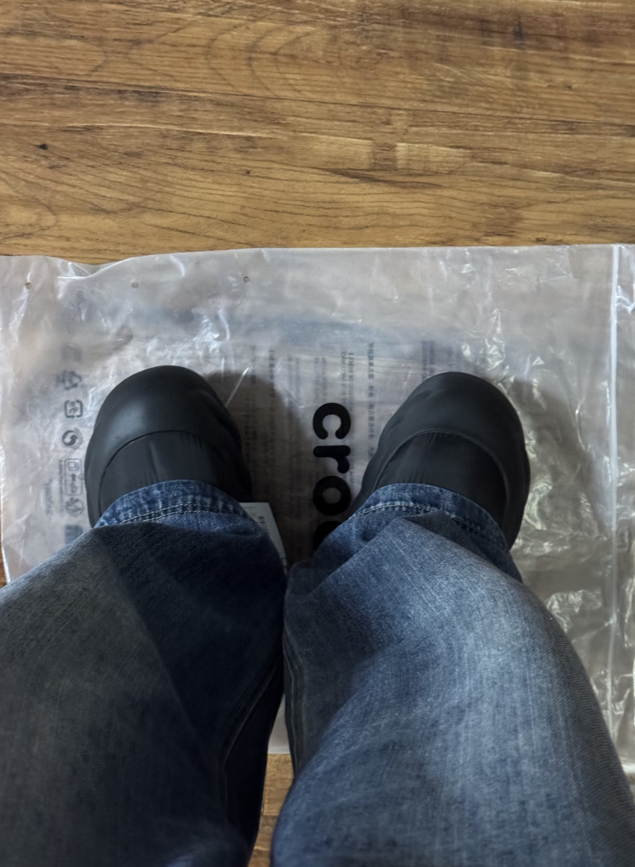 custom review-Crocs Устойчивая к истиранию Низкая Топ Casual Женская Черная