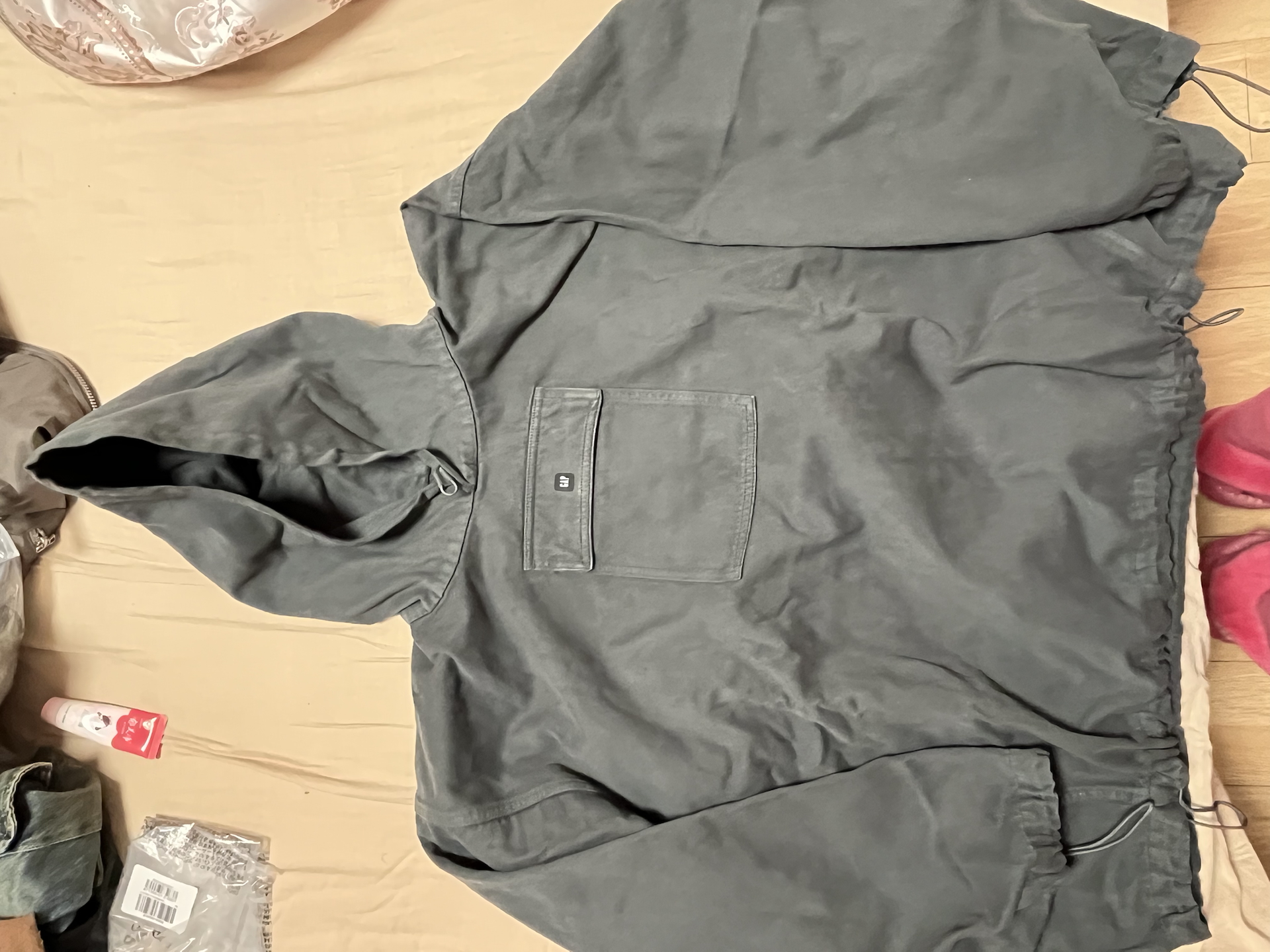 custom review-YEEZY x Gap X Balenciaga Куртка Унисекс Бирюзовый